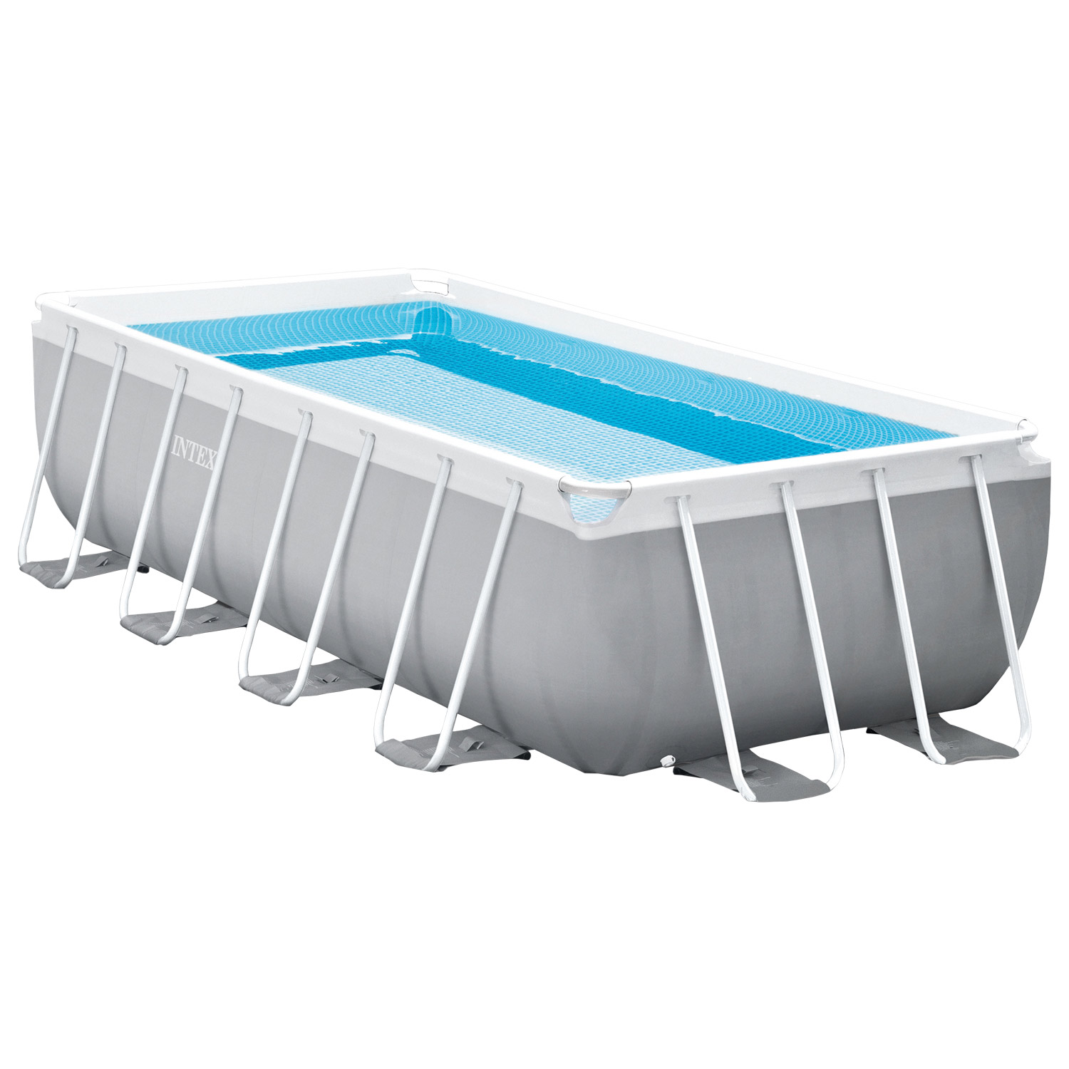 Intex Frame Pool Set Prism Quadra 488 x 244 x 107 cm | Rechteckpool Set
