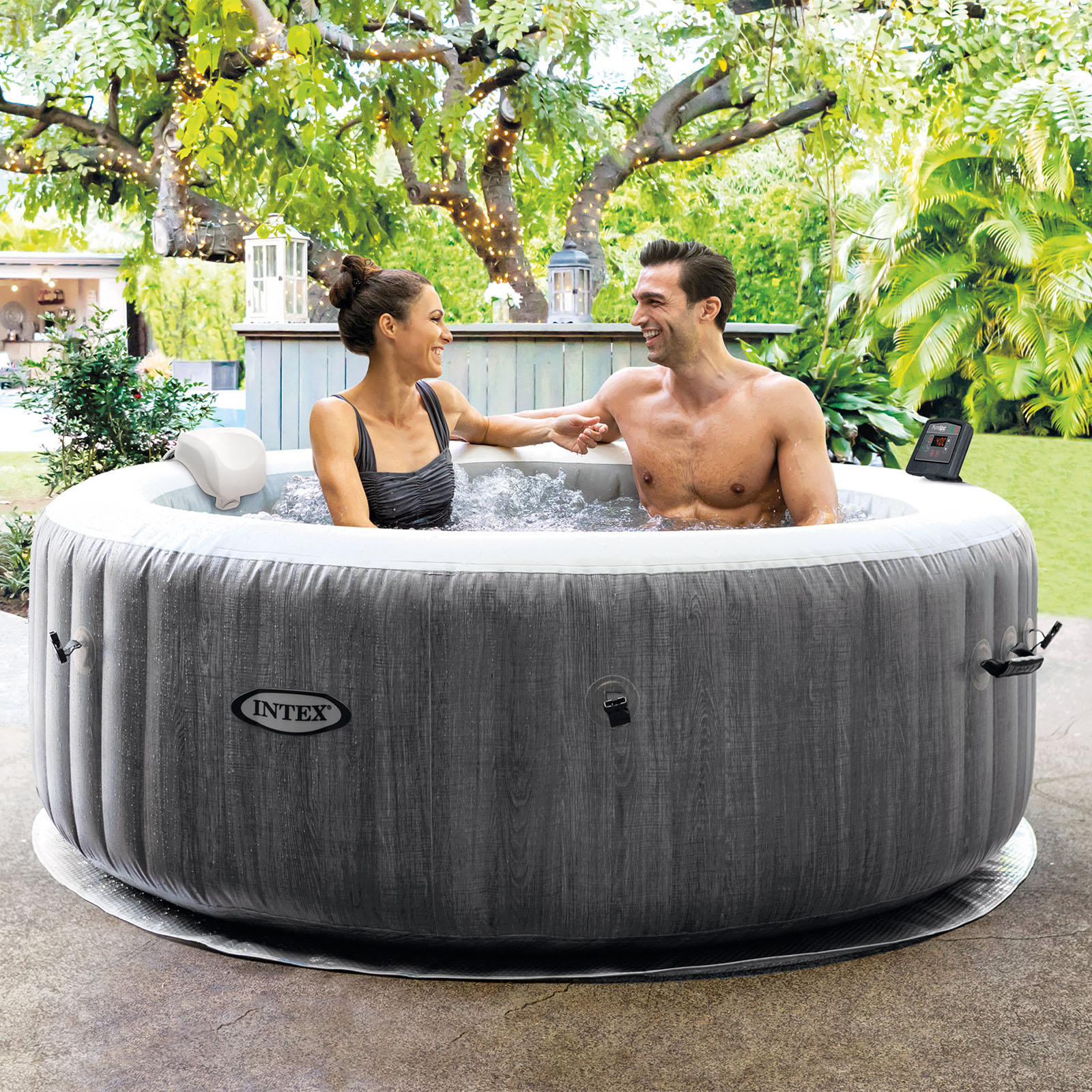 Intex Whirlpool 196 x 71 cm PureSpa | max. 4 Personen