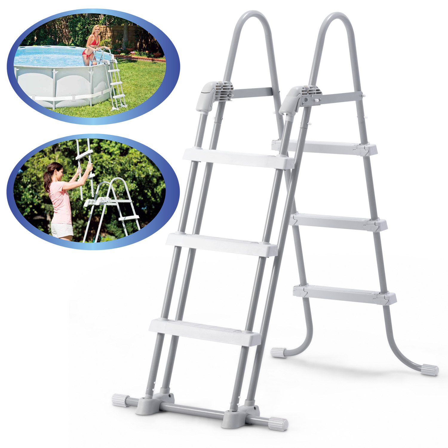 Intex Frame Pool 366 x 99 cm | Rundpool mit Zubehör