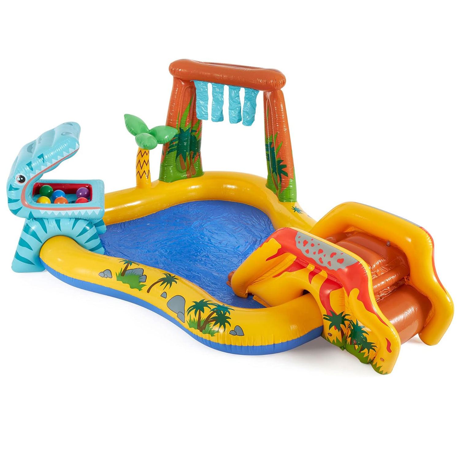 Intex Play Center Dinosaurier 249 x 191 x 109 cm mit Rutsche