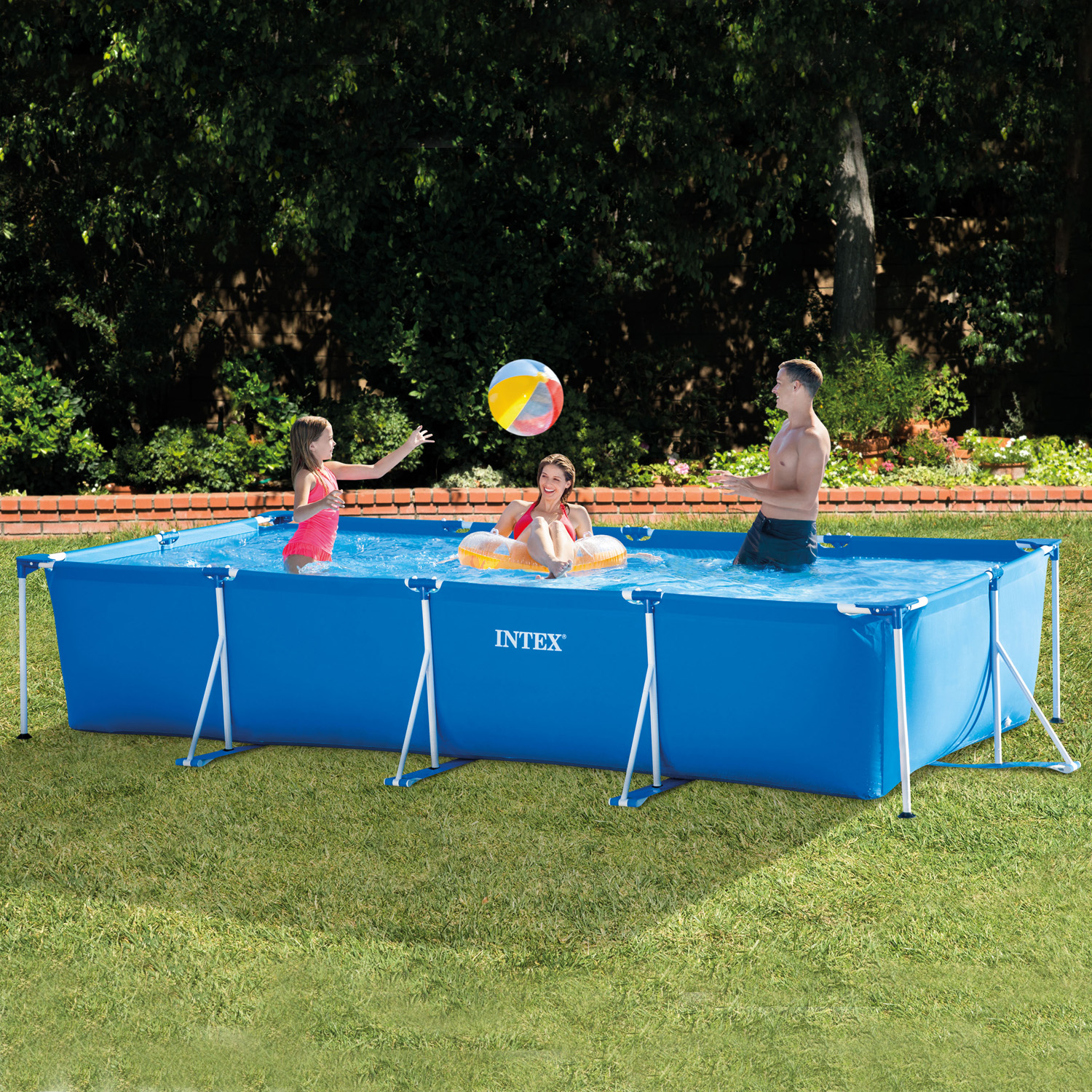 Intex Frame Pool 450 x 220 x 84 cm | Kinderpool mit Filteranlage