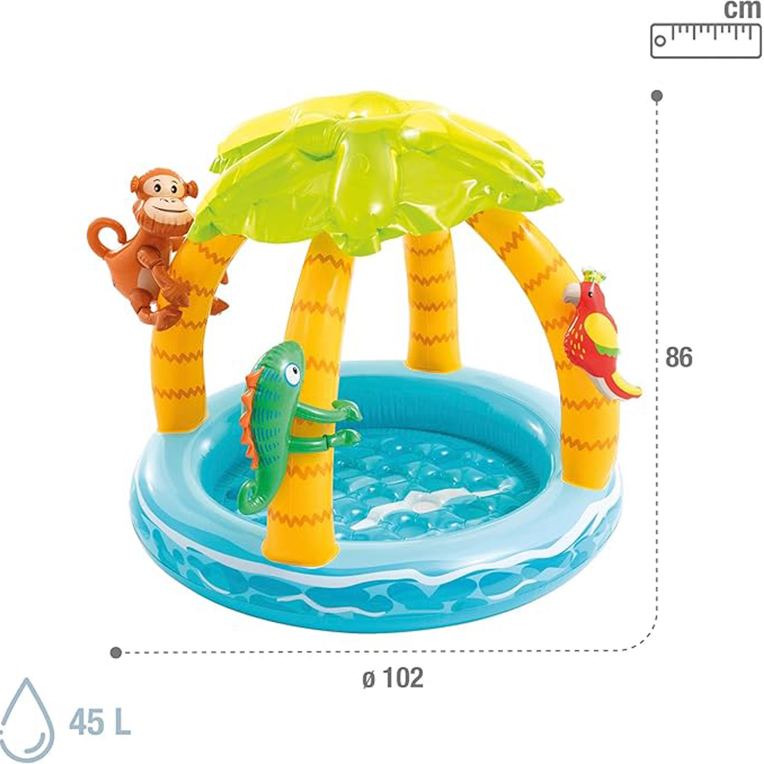 Intex Babypool Tropical Island Baby Pool 102 x 86 cm