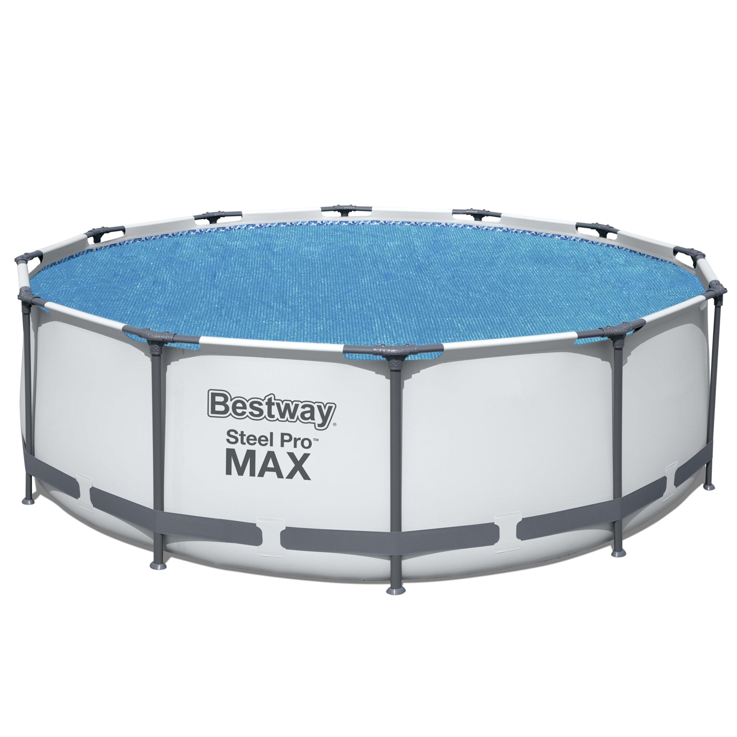 Bestway Pool Solarfolie Flowclear Ø 366 cm rund | blau