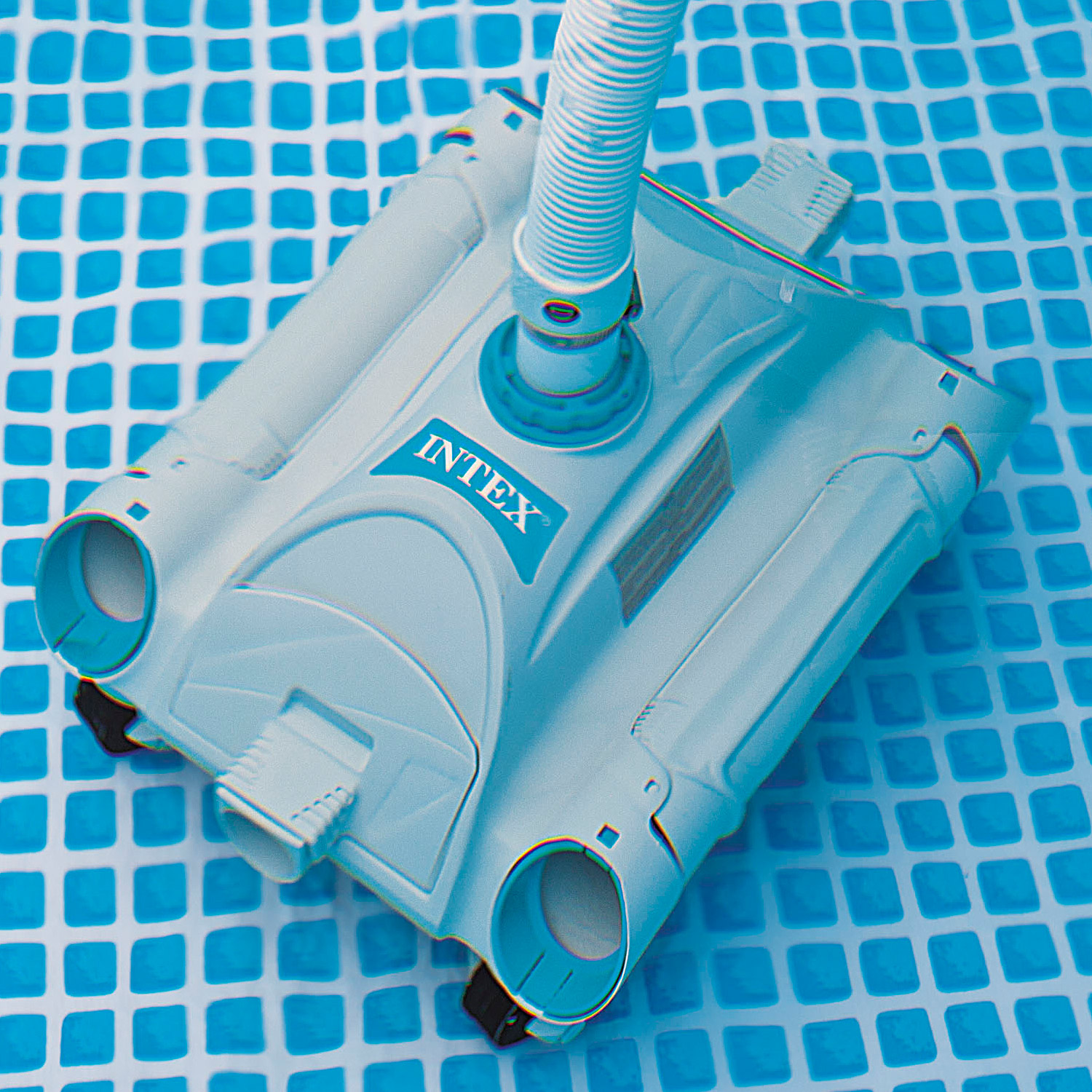 Intex Bodensauger Auto Pool Cleaner | Venturi-Prinzip | inkl. 650 cm Poolschlauch