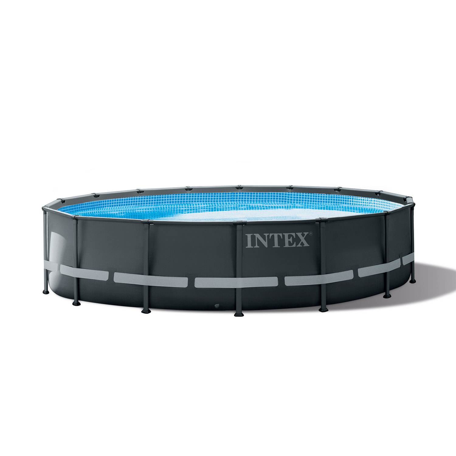 Intex Frame Pool 488 x 122 cm Komplettset | Rundpool mit Zubehör