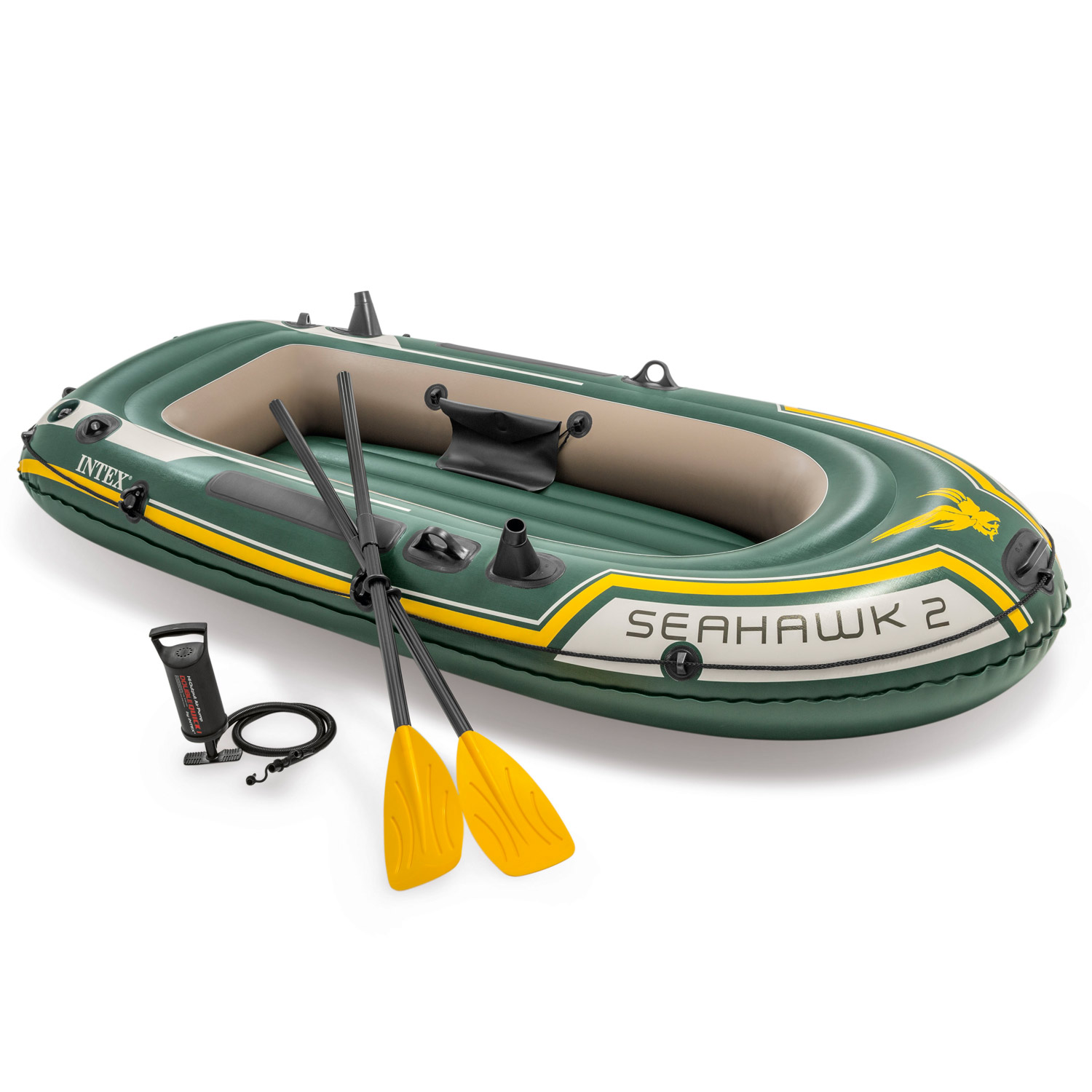 Intex Schlauchboot Seahawk 2 Set | 236 x 114 x 41 cm | bis 240 kg