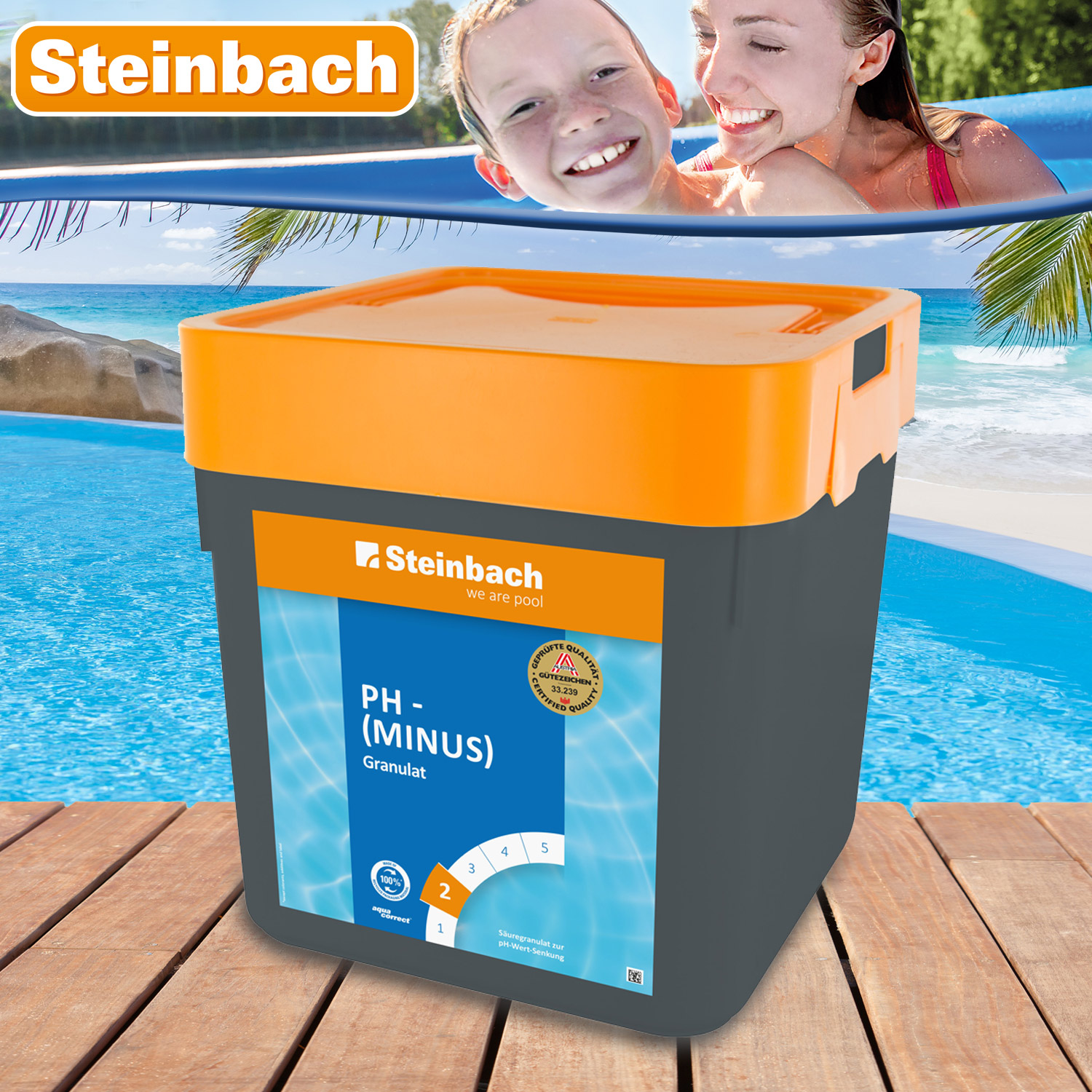 Steinbach pH Minus | schnelllösliches Granulat | 7,5 kg
