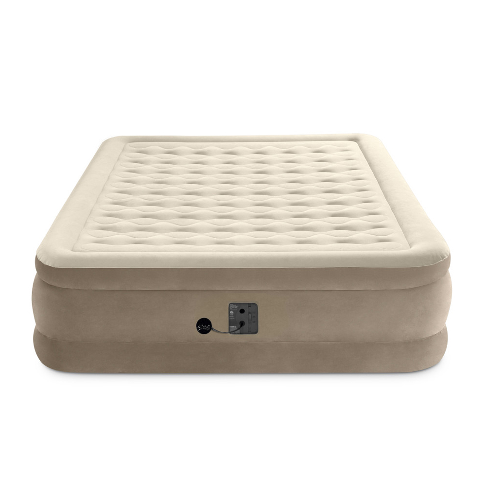 Intex Luftbett 203 x 152 x 46 cm | mit integrierter Elektropumpe