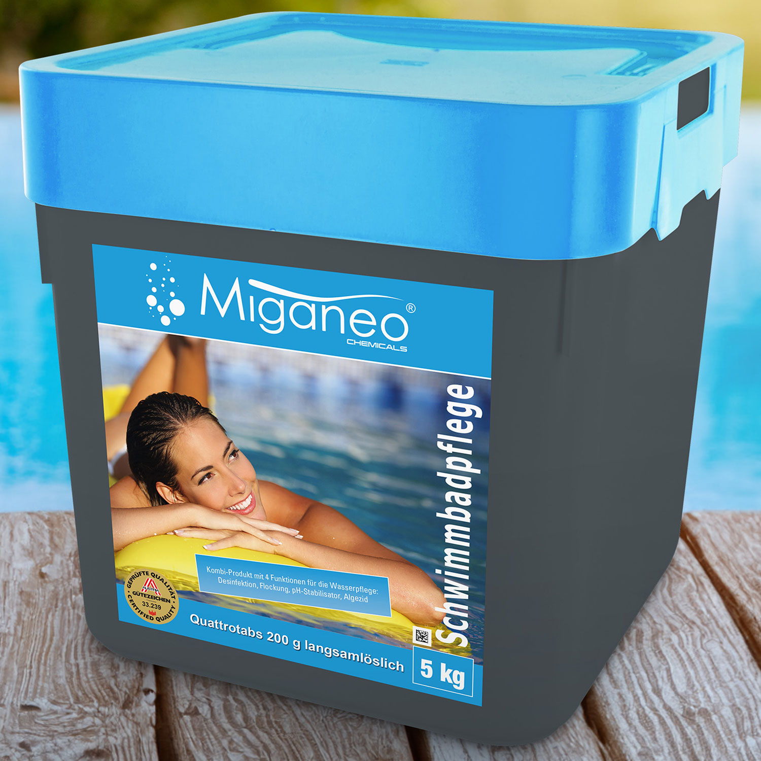 Miganeo Quattrotabs | langsamlösliche 200 g Tabletten | 5 kg