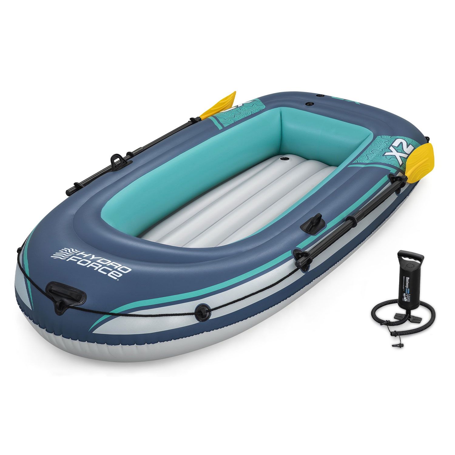 Bestway Schlauchboot X2 Trek Hydro Force | 232 x 118 x 37 cm | bis 250 kg
