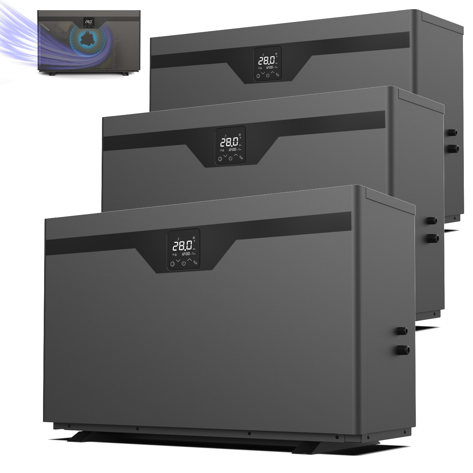 Miganeo Sirius 9 Inverter Wärmepumpe 9,0kW mit Silent Modus