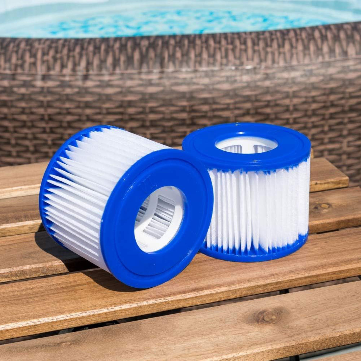 Bestway Filterkartusche LAY-Z-SPA Xtras Gr. VI 10,6 x 8,0 cm 4 x 2 Stück