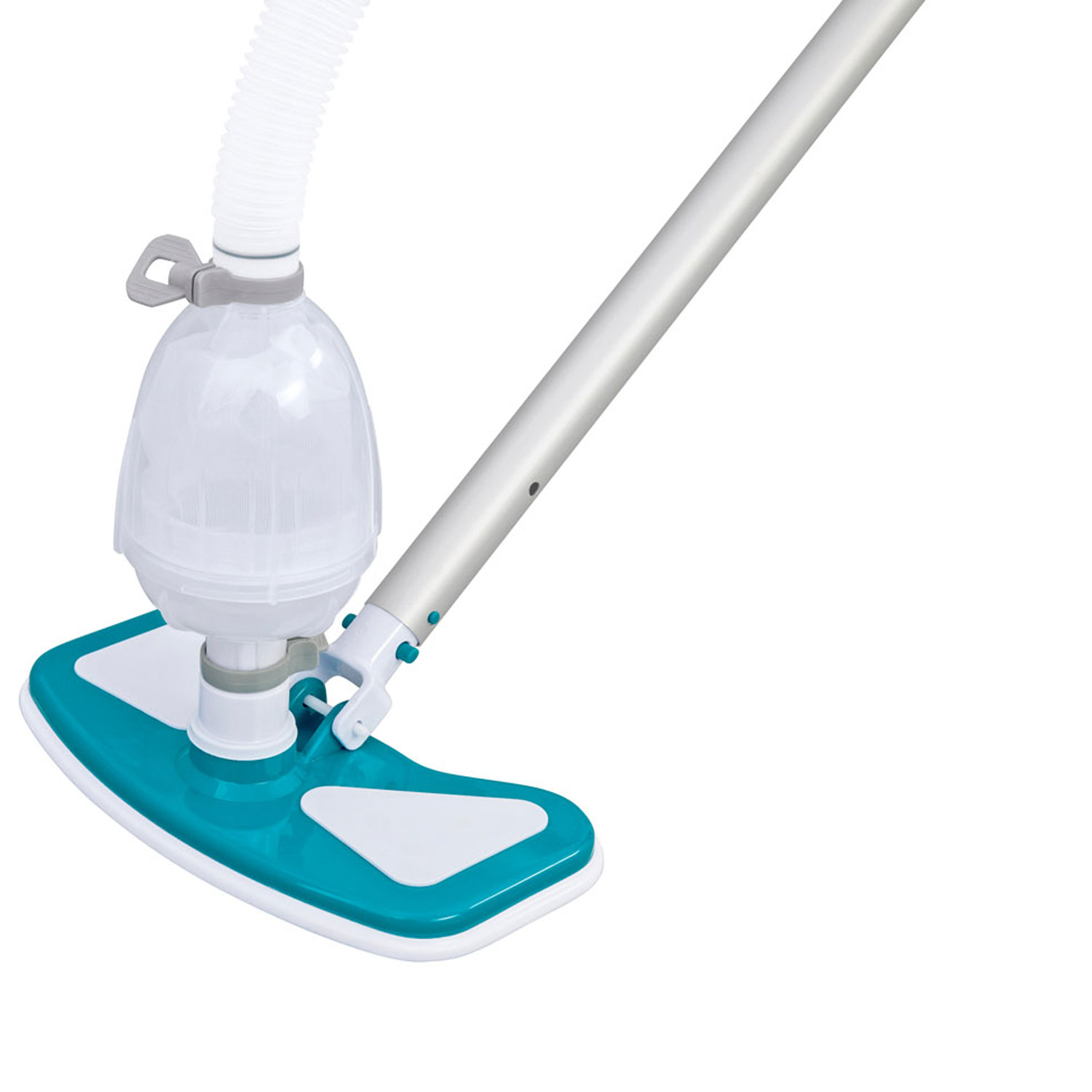 Bestway Pool Reinigungs-Set AquaClean Basic | für Pumpen ab 2000 l/h Leistung | inkl. Kescher