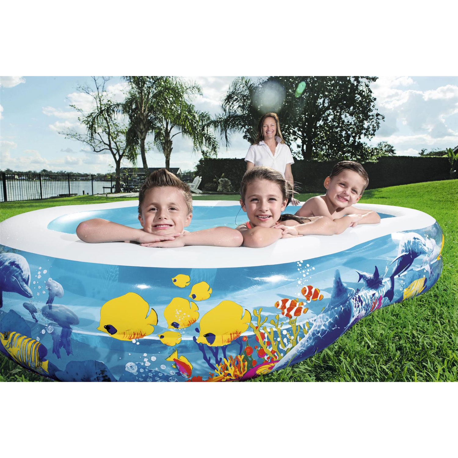 Bestway Family Pool Sea Ground 262 x 157 x 46 cm