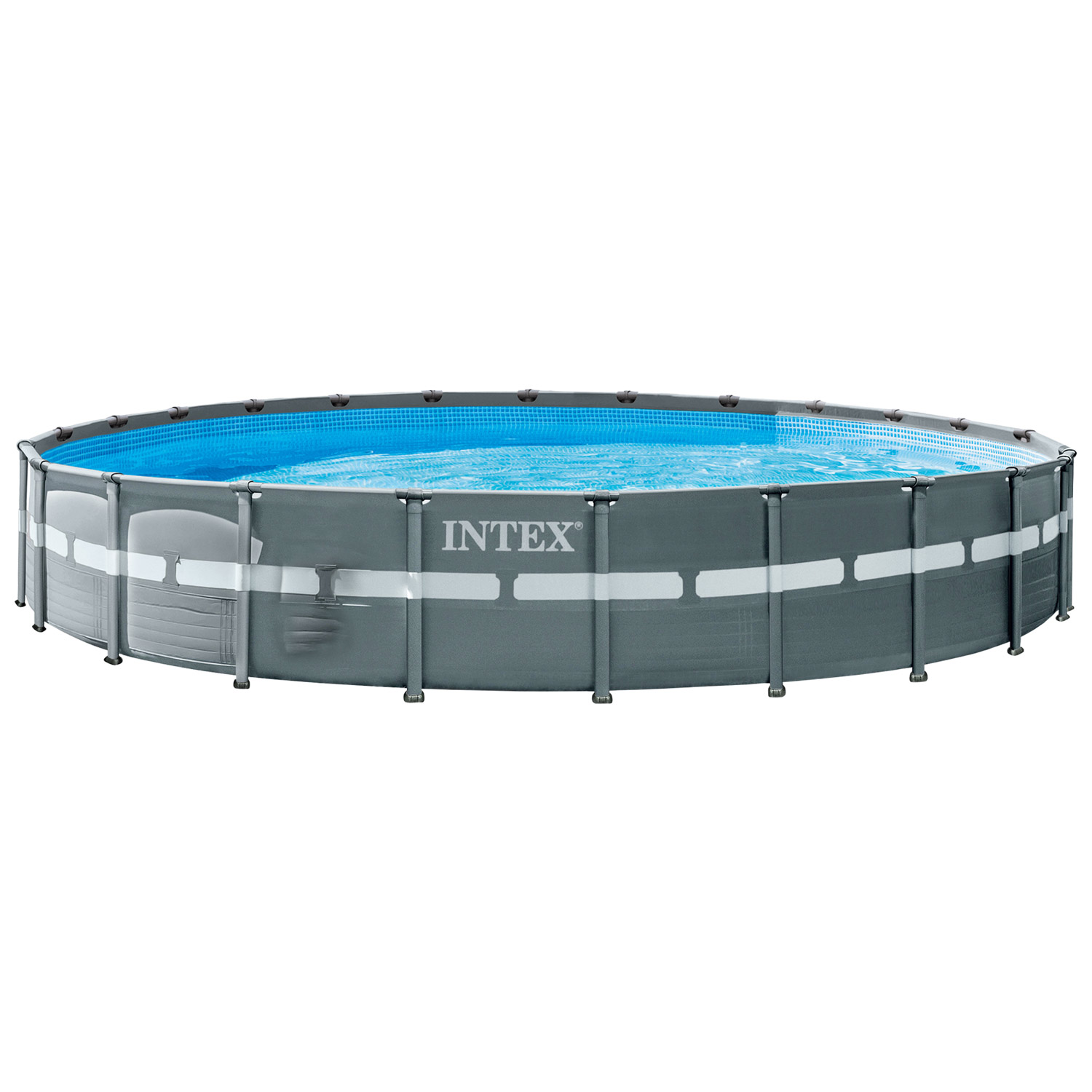 Intex Frame Pool 732 x 132 cm Komplettset | Rundpool mit Zubehör