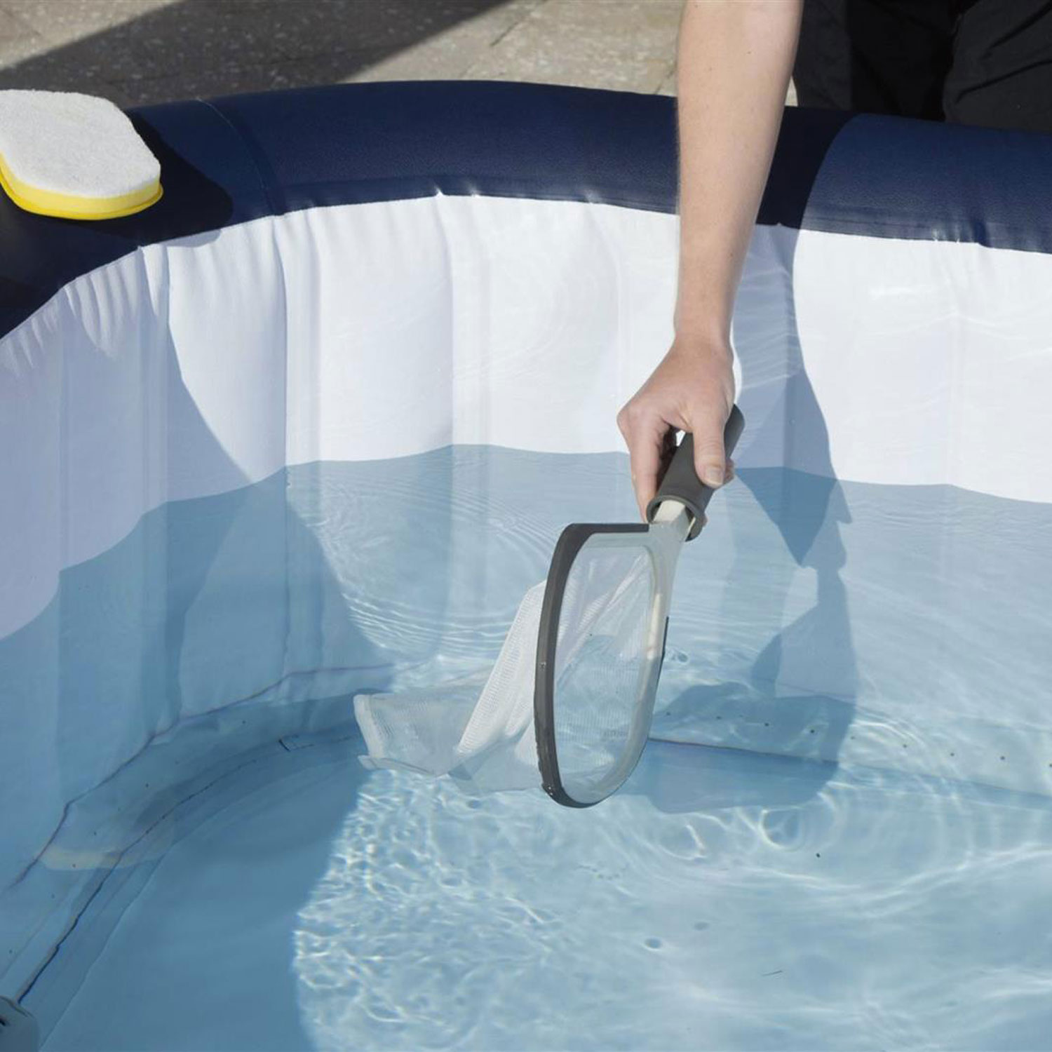 Bestway Whirlpool Reinigungs-Set All In One Lay-Z-Spa | Bürste - Handschuh - Kescher