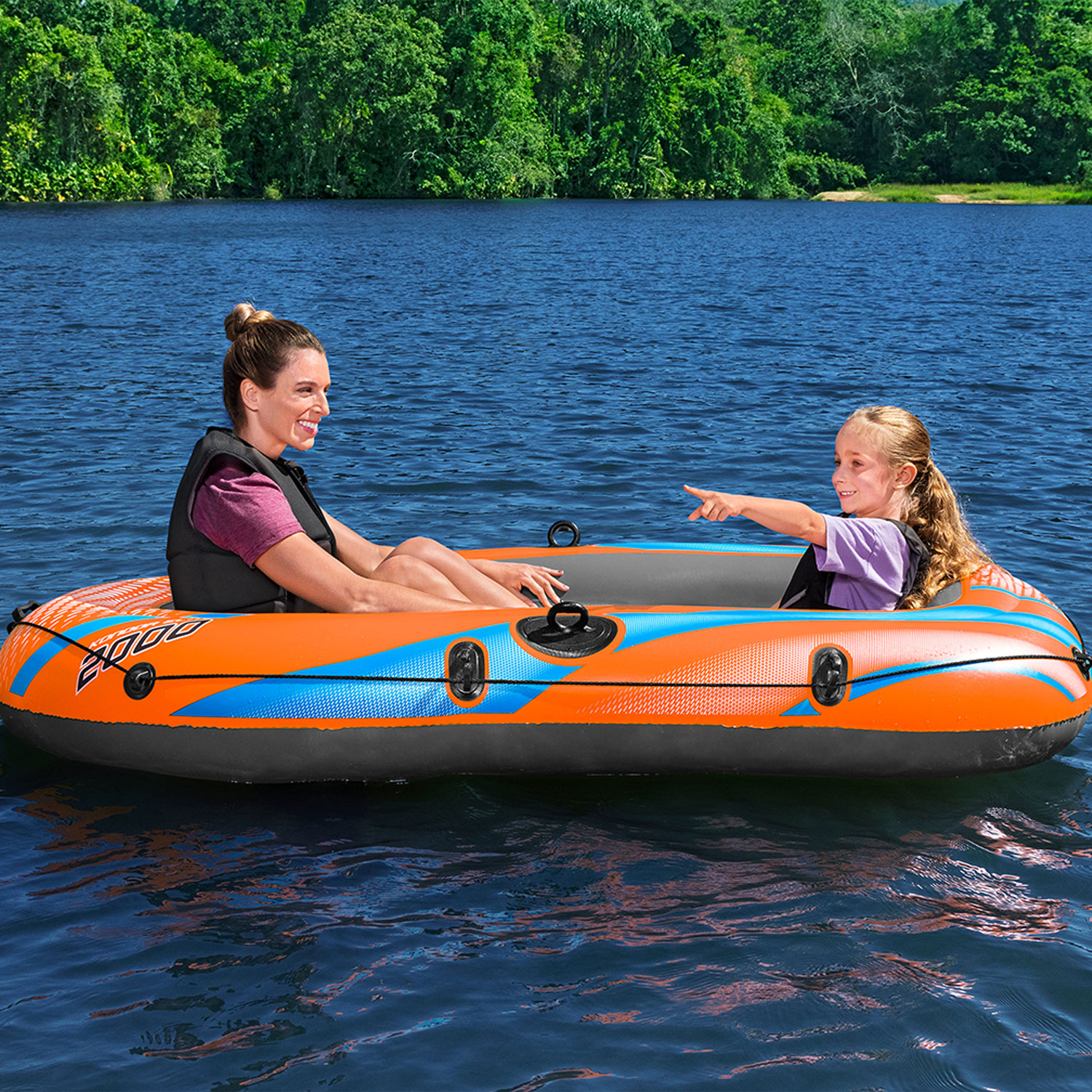 Bestway Schlauchboot Kondor Elite 2000 | 196 x 106 x 31 cm | bis 120 kg