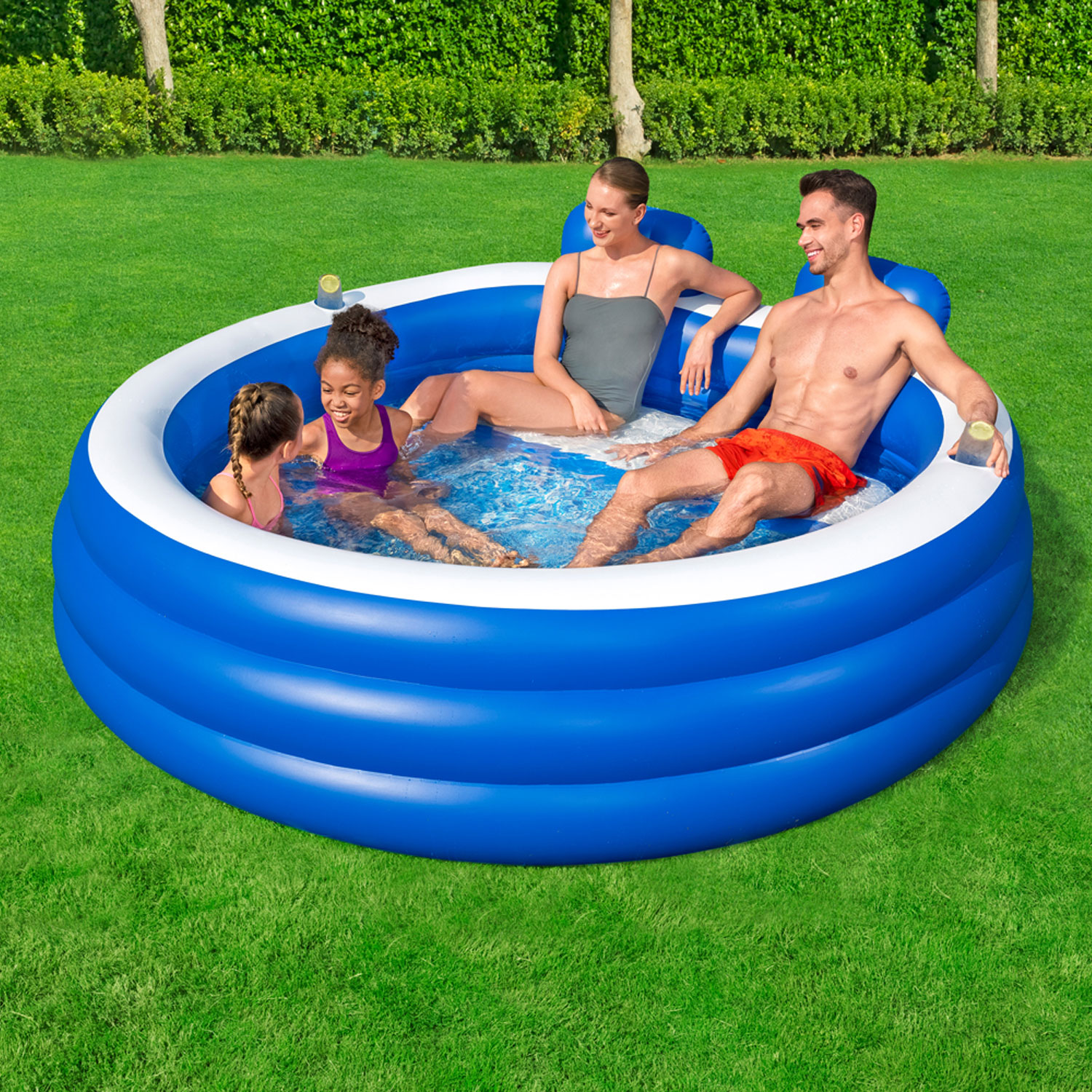 Bestway Splash Paradise Family Pool 231 x 219 x 79cm