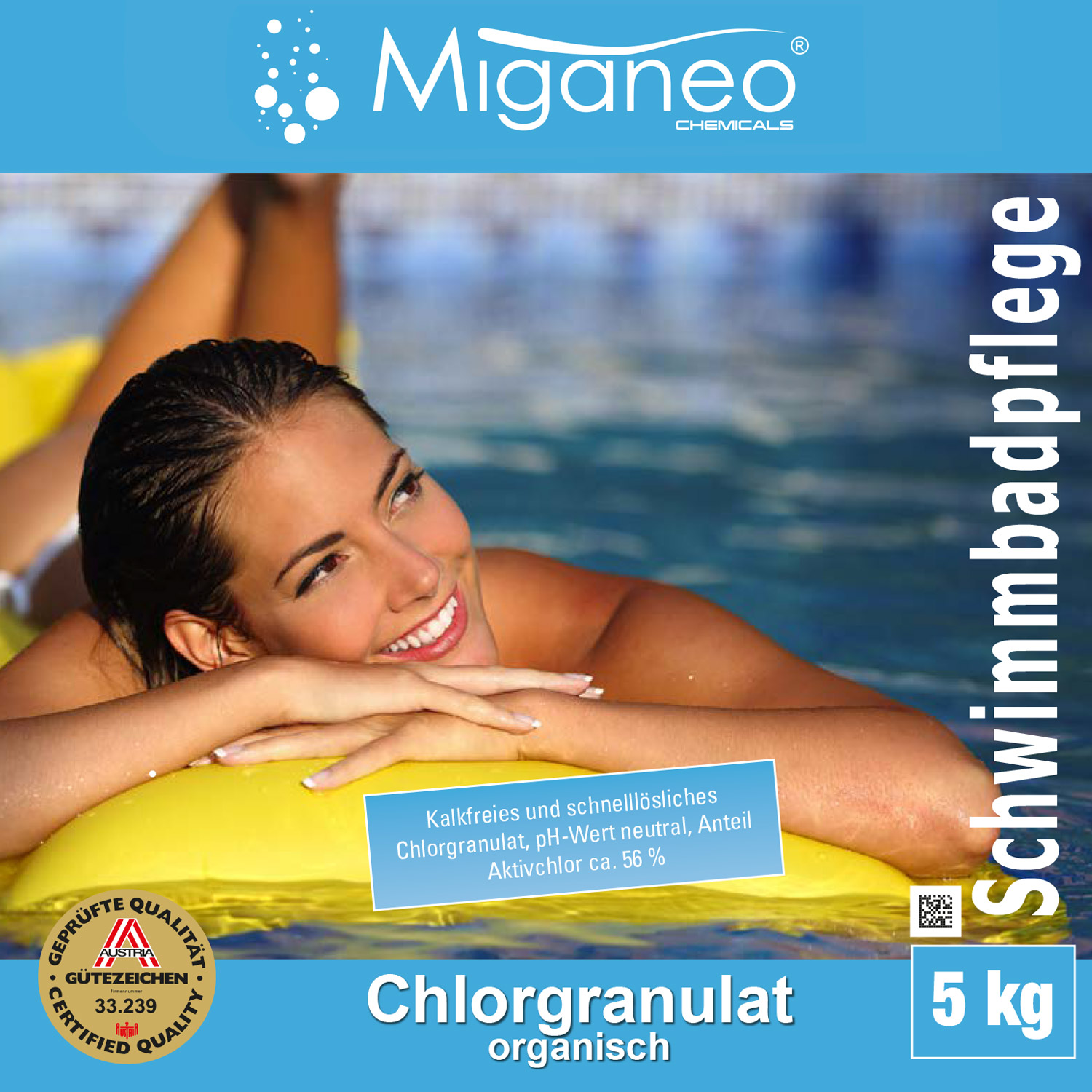 Miganeo Chlorgranulat | schnelllöslich | 5 kg