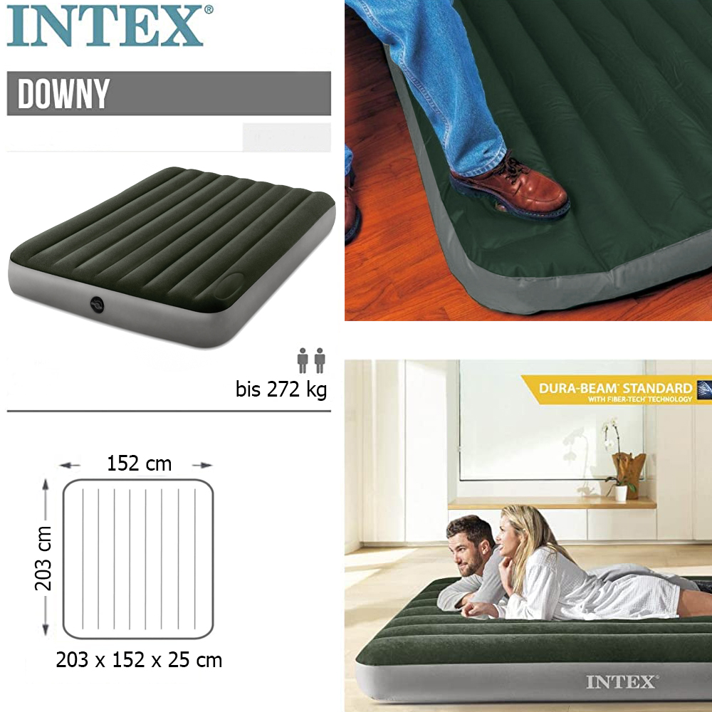 Intex Luftbett 203 x 152 x 25 cm Dura-Beam Standard
