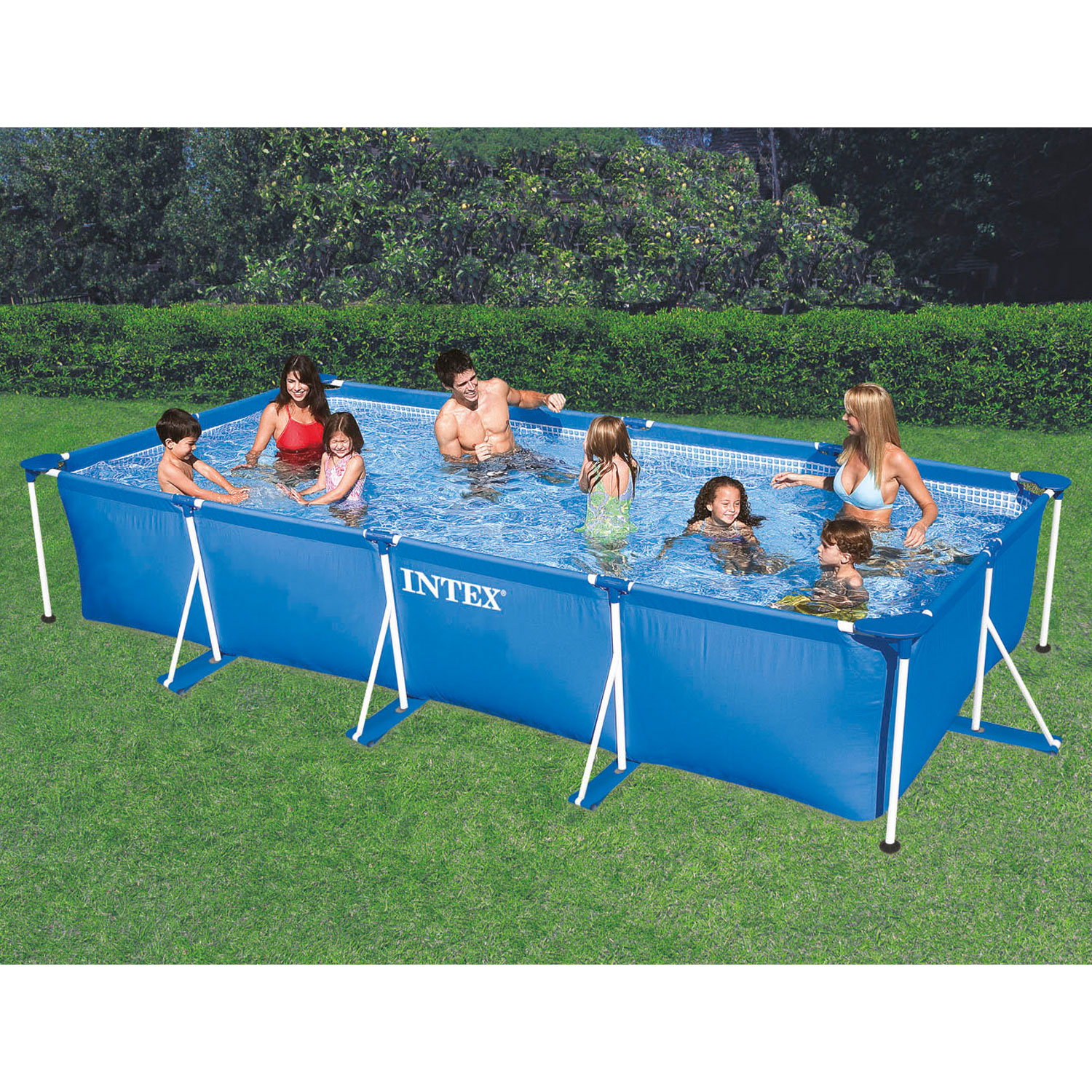 Intex Frame Pool 450 x 220 x 84 cm | Kinderpool ohne Zubehör