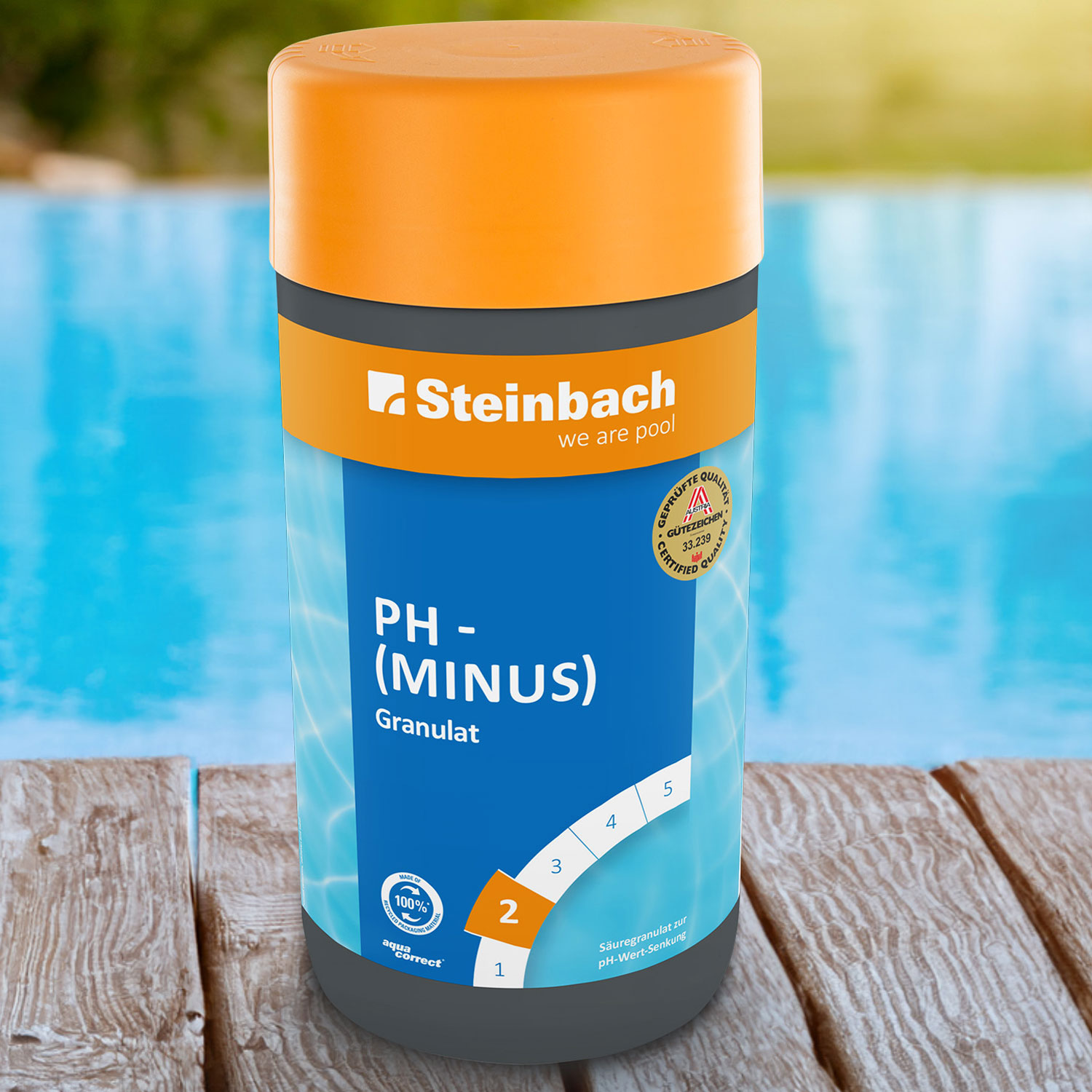 Steinbach pH Minus Granulat | schnelllöslich | 1,5 kg