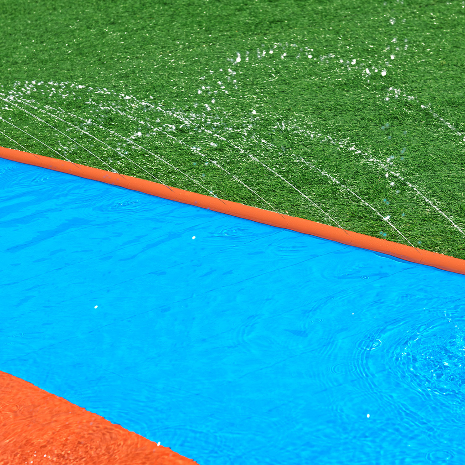Bestway Wasserrutsche 472 x 207,5 x 30,5 cm Tsunami Splash Ramp | für 3 Personen