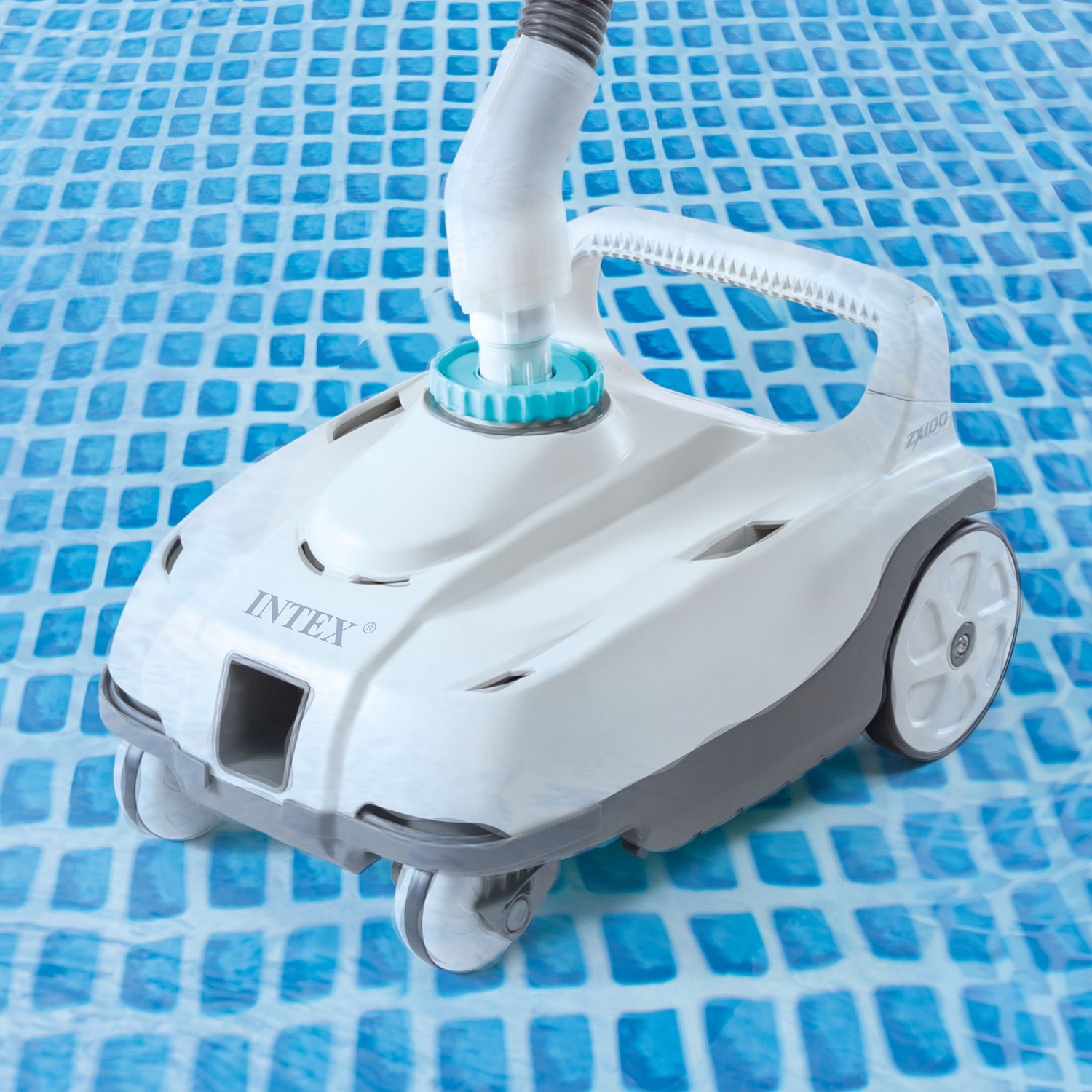 Intex Auto Pool Cleaner ZX100 | Bodensauger | Venturi-Prinzip | inkl. 650 cm Poolschlauch