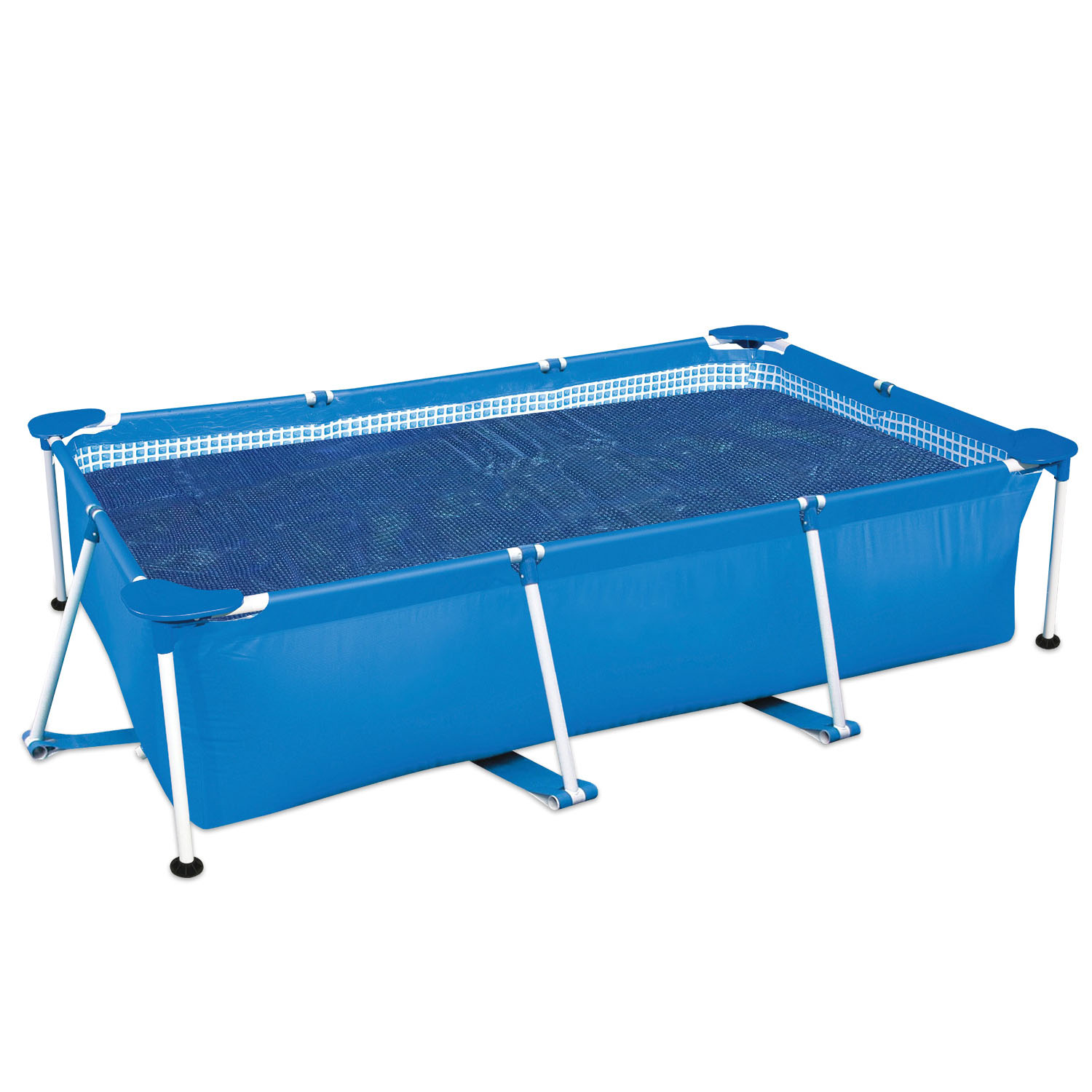 Miganeo Pool Solarfolie 260 x 160 cm rechteckig | schwarz/blau