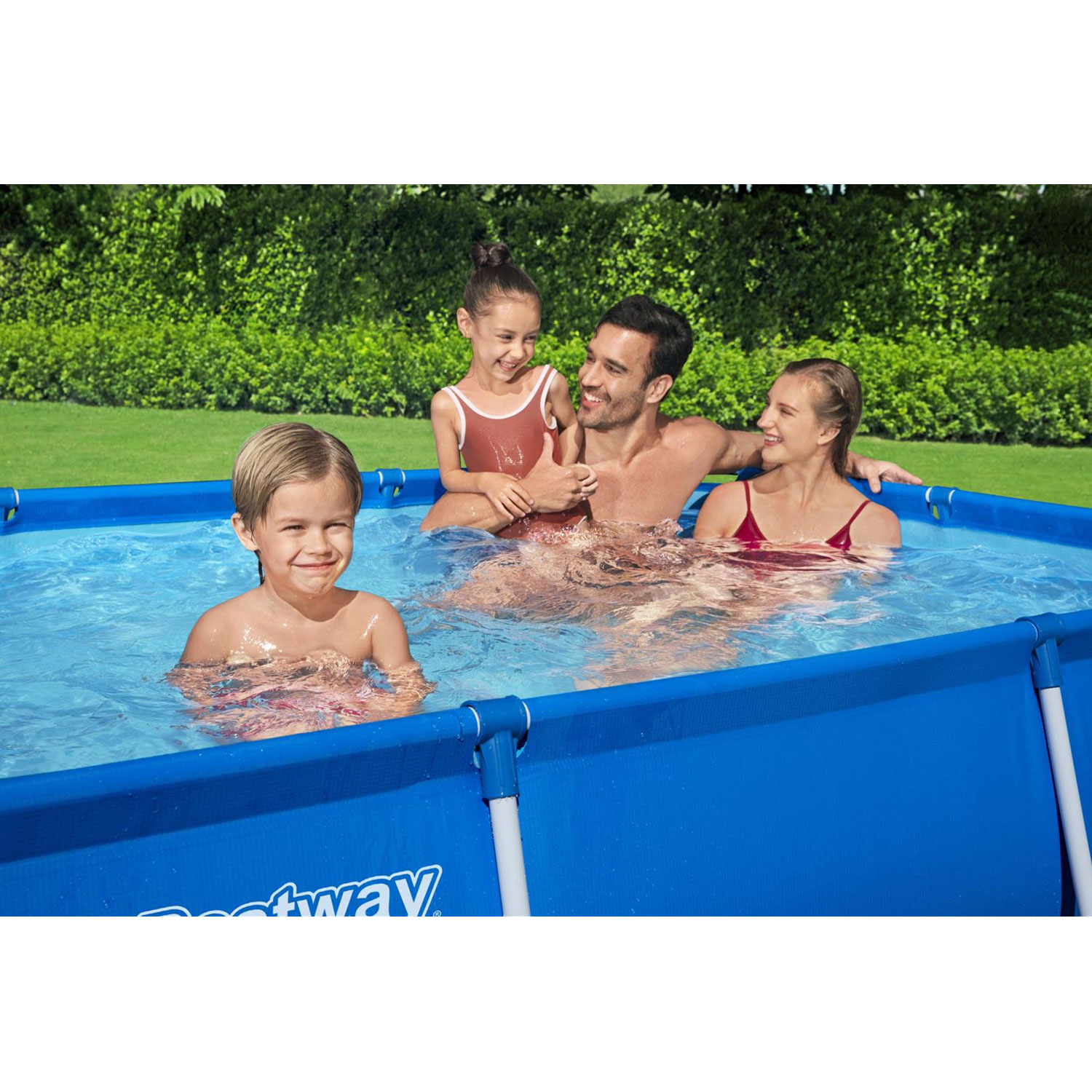 Bestway Frame Pool 260 x 160 x 65 cm Steel Pro | Kinderpool ohne Zubehör