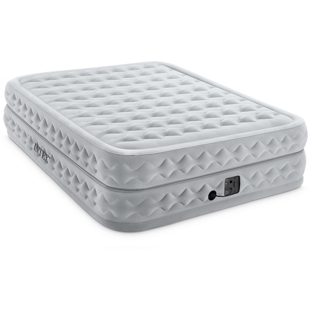 Intex Luftbett 203 x 152 x 51 cm Dura-Beam Deluxe Series | mit integrierter Elektropumpe