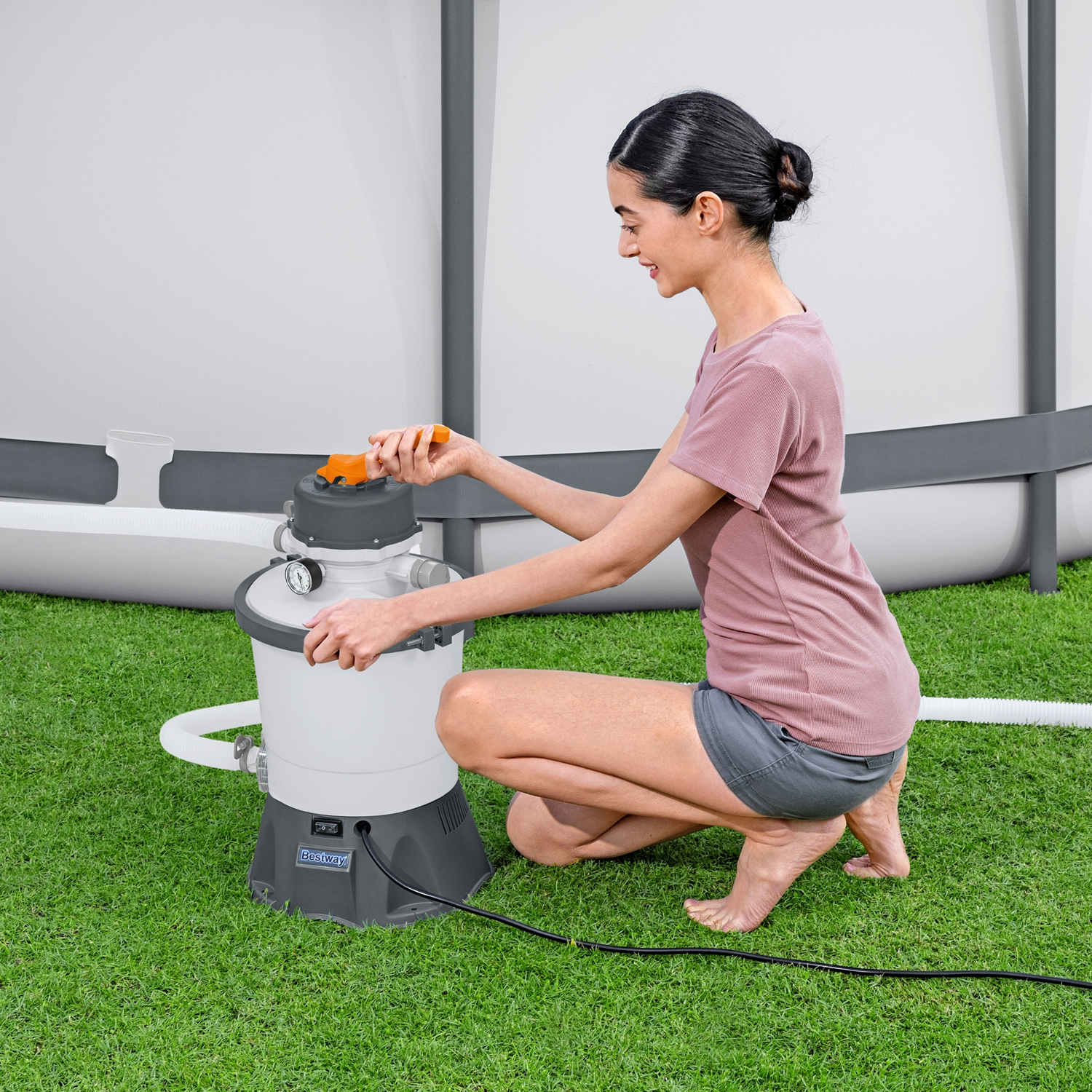 Bestway Sandfilteranlage Flowclear | 3.028 l/h Leistung