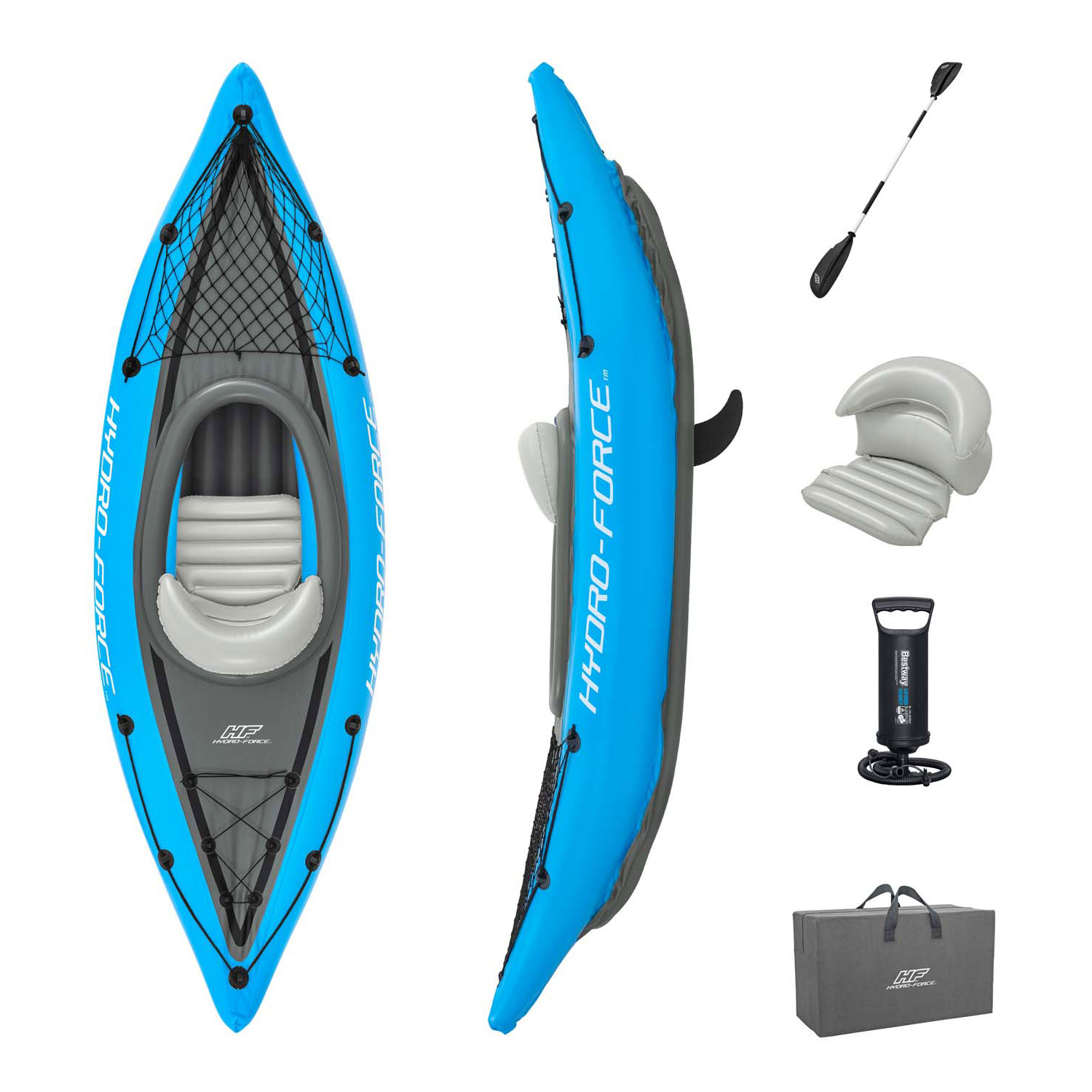 Bestway Kajak-Set Cove Champion X1 | 275 x 81 x 45 cm | bis 120 kg