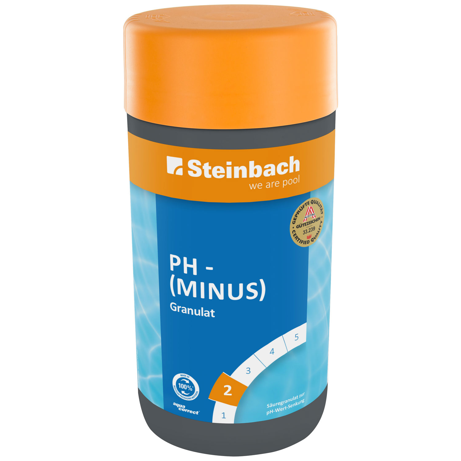 Steinbach pH Minus Granulat | schnelllöslich | 1,5 kg
