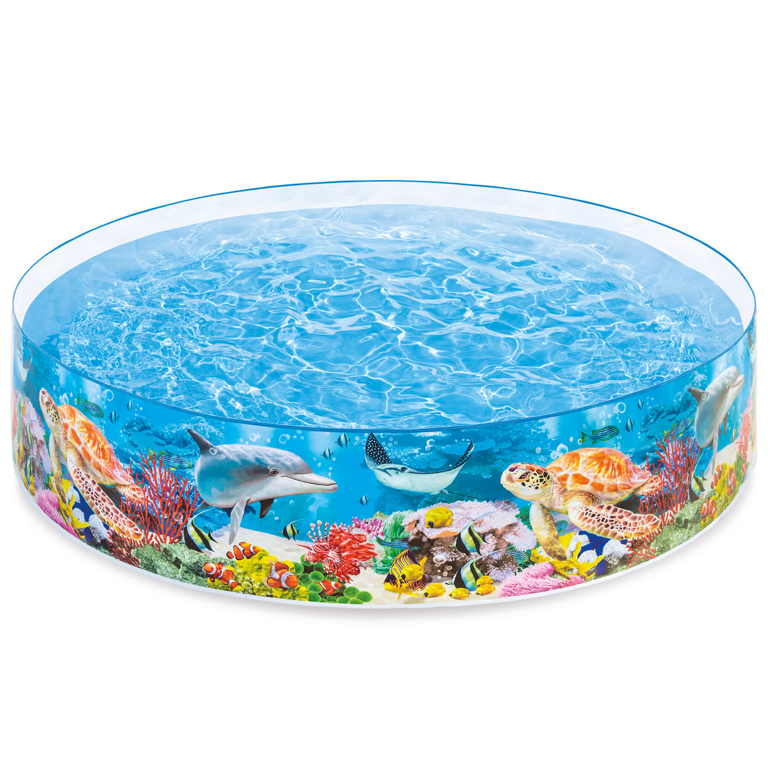 Intex Planschbecken Ø 244 x 46 cm Snapset Pool Coral Reef
