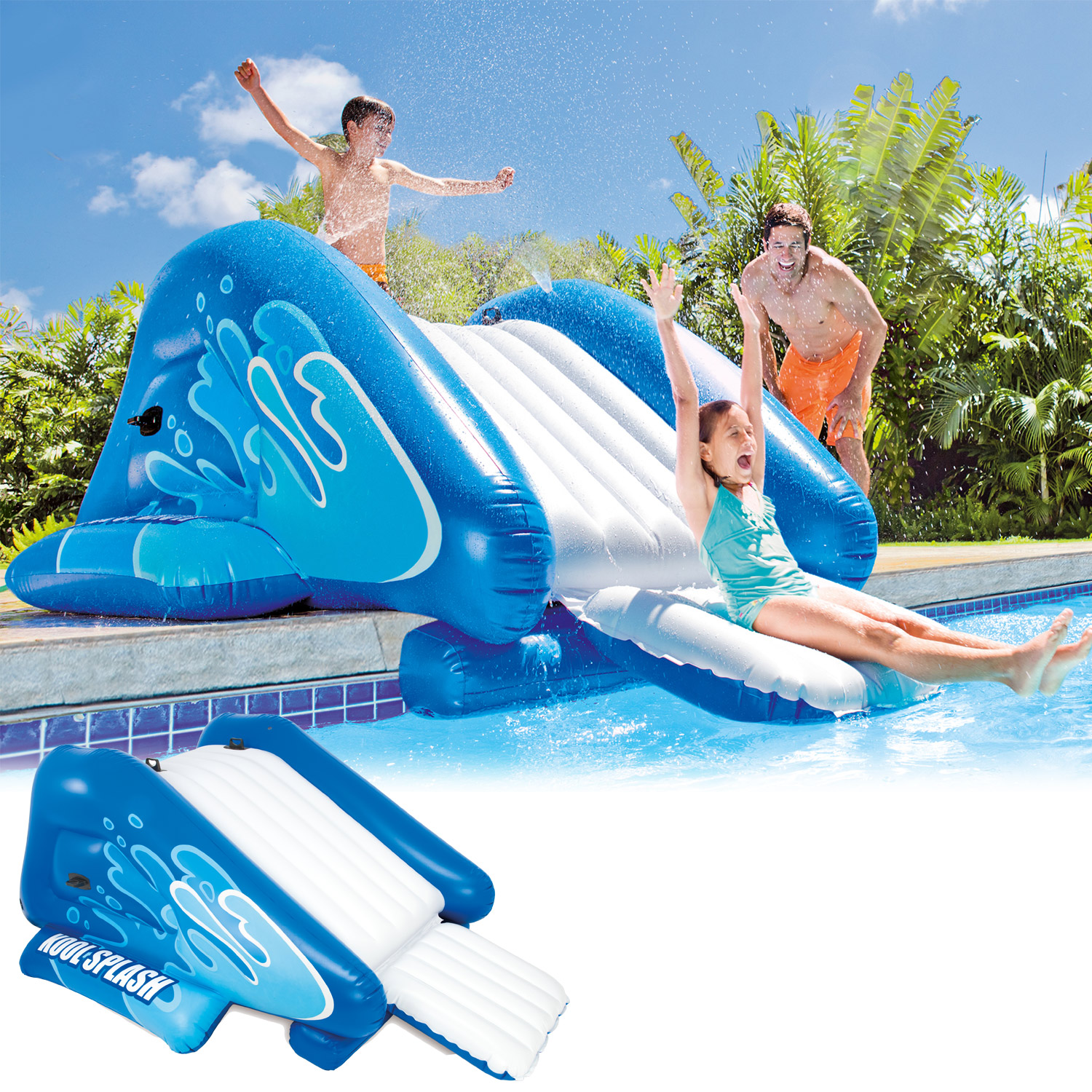 Intex Riesen Wasserrutsche 333 x 208 x 117 cm