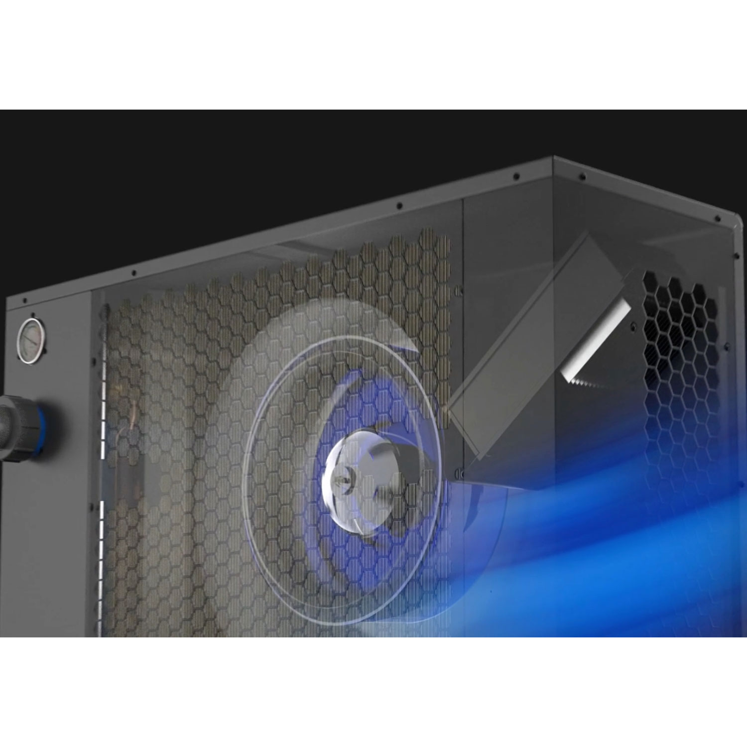 Steinbach Wärmepumpe Silent 17,5 | Inverter-Technologie | für Pools bis max. 70.000 Liter