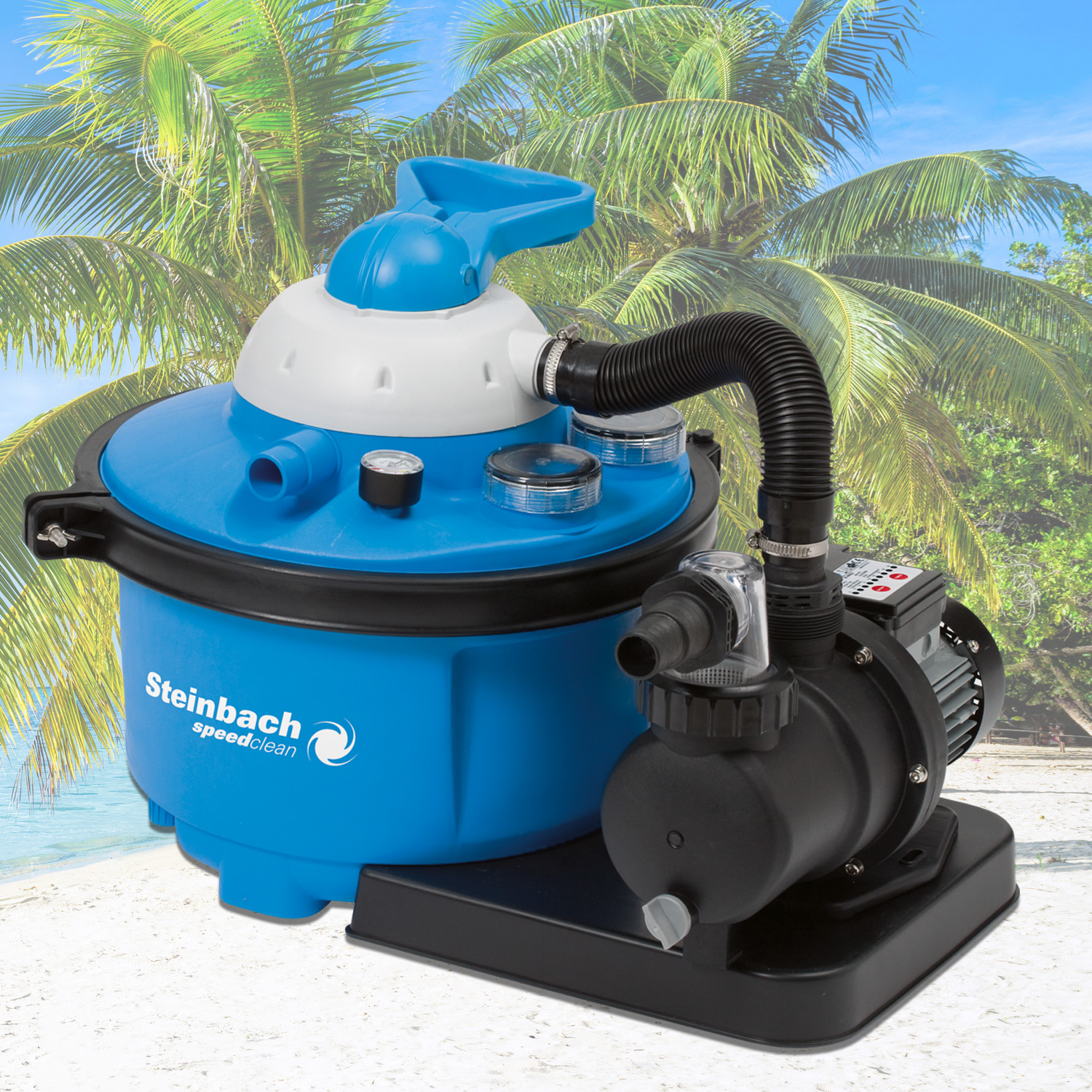 Steinbach Sandfilteranlage Comfort 50 Speed Clean | 8,5 m³ Leistung
