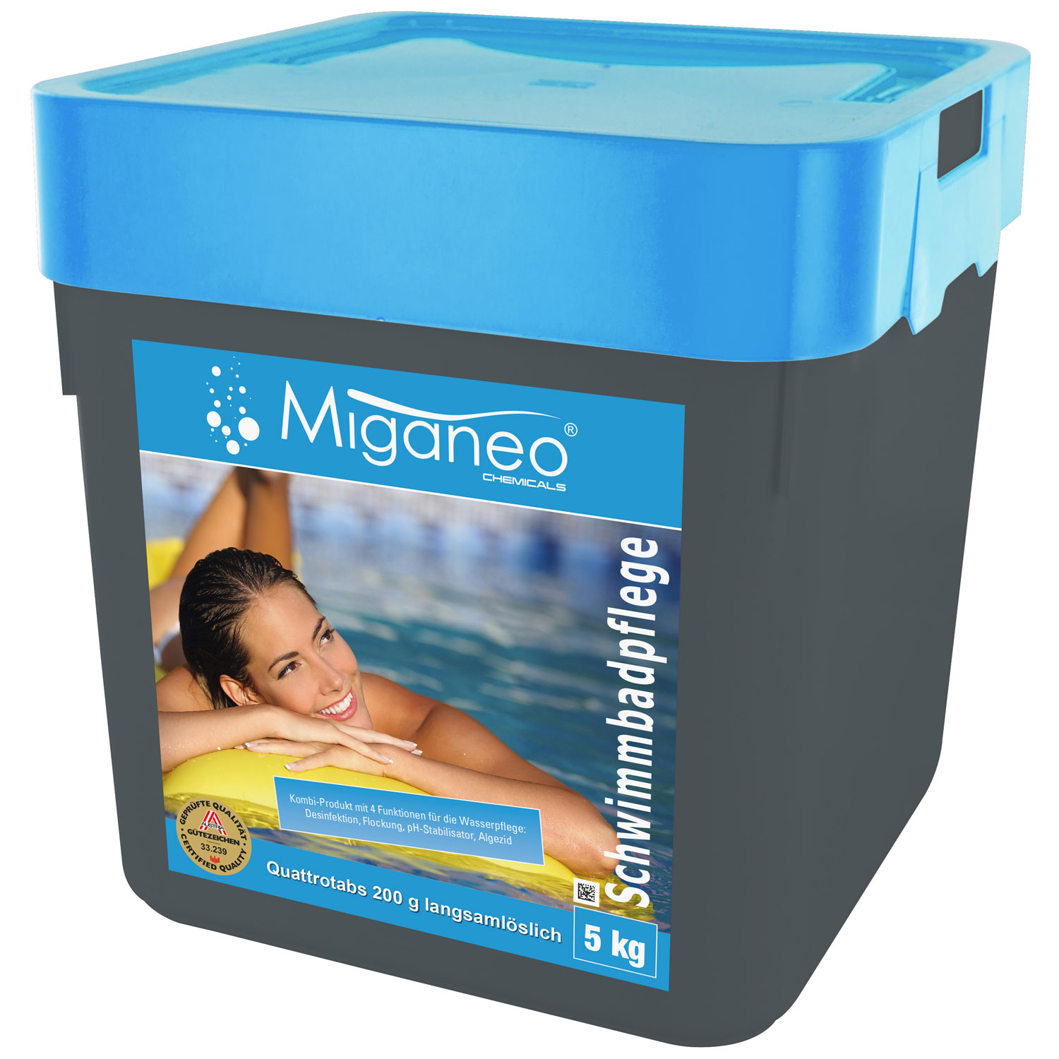 Miganeo Quattrotabs | langsamlösliche 200 g Tabletten | 5 kg