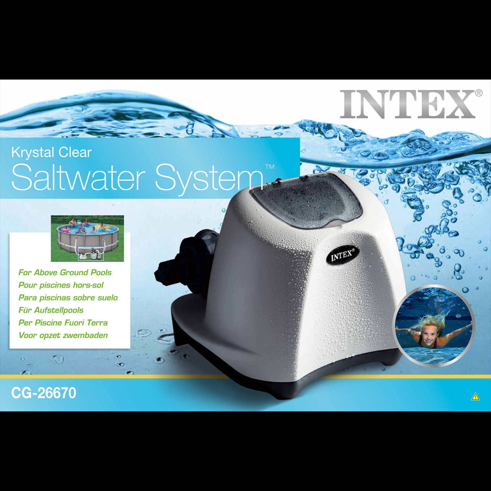Intex Salzwassersystem Krystal Clear ECO 6220 | für Pools bis 56.800 Liter
