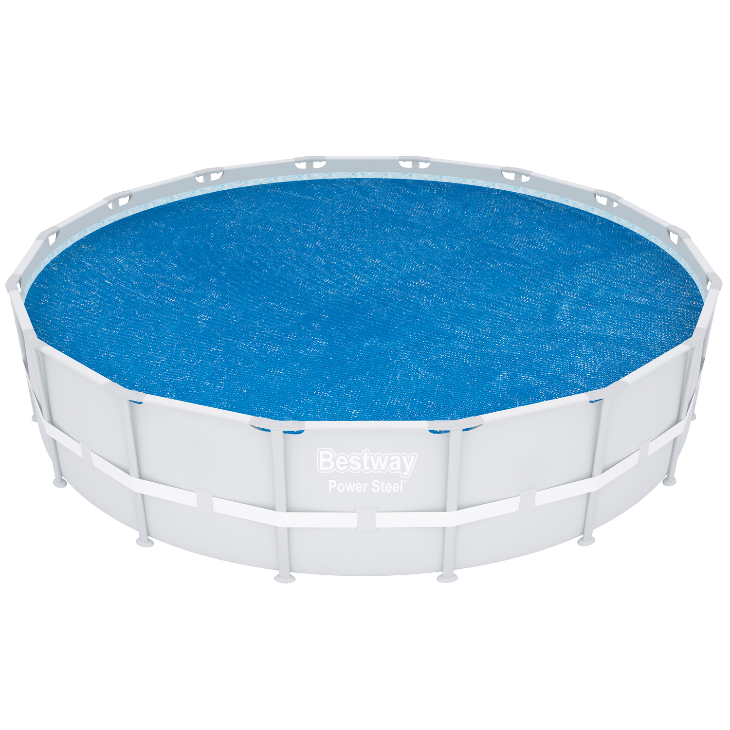 Bestway Pool Solarfolie Flowclear Ø 488 cm rund | blau