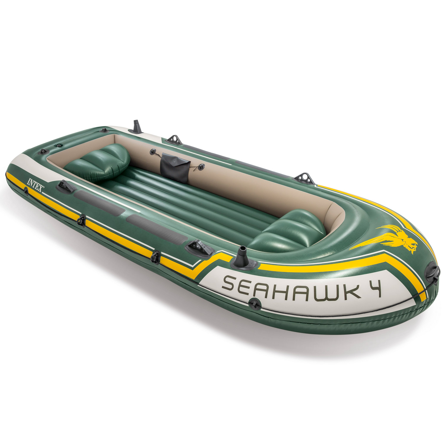 Intex Schlauchboot Seahawk 4 Set | 351 x 145 x 48 cm | bis 480 kg