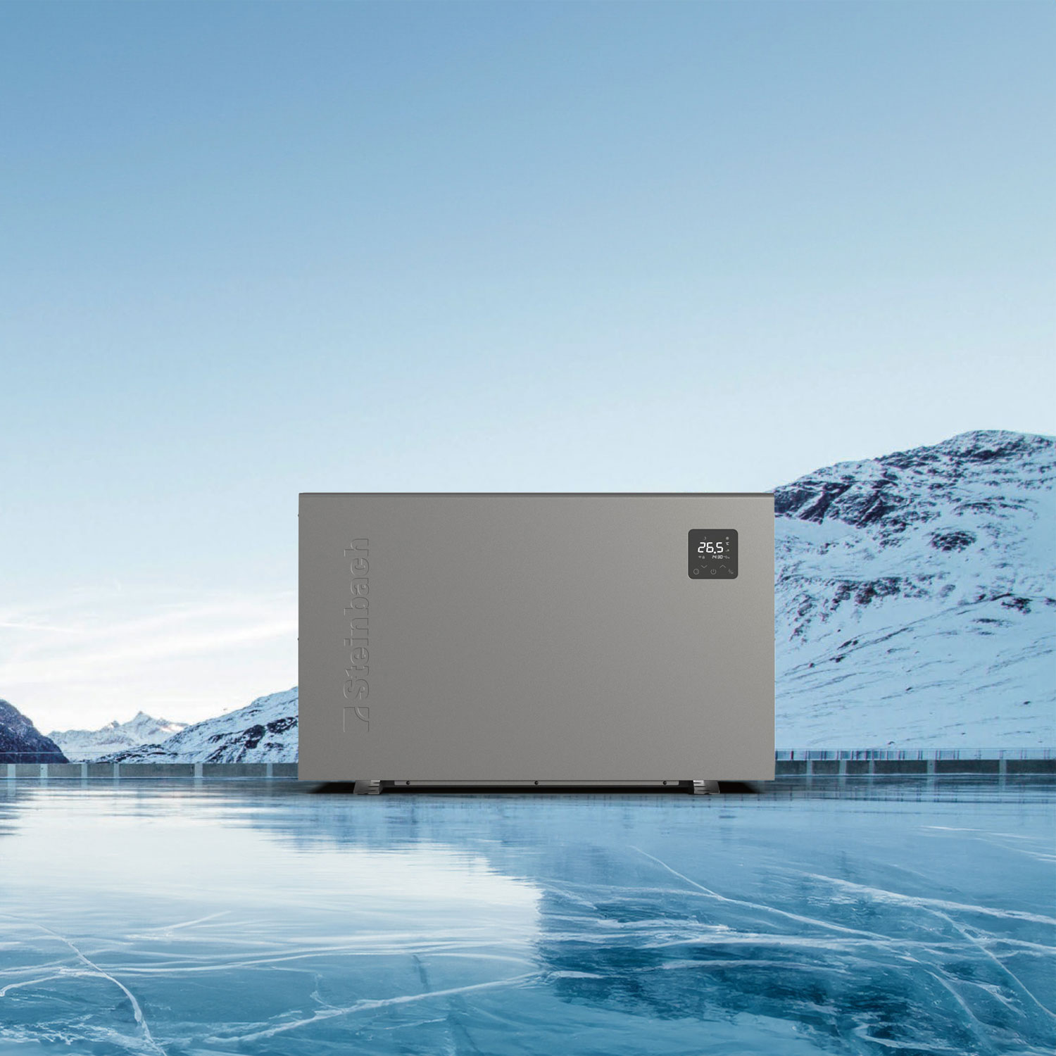 Steinbach Wärmepumpe Silent 13 | Inverter-Technologie | für Pools bis max. 60.000 Liter