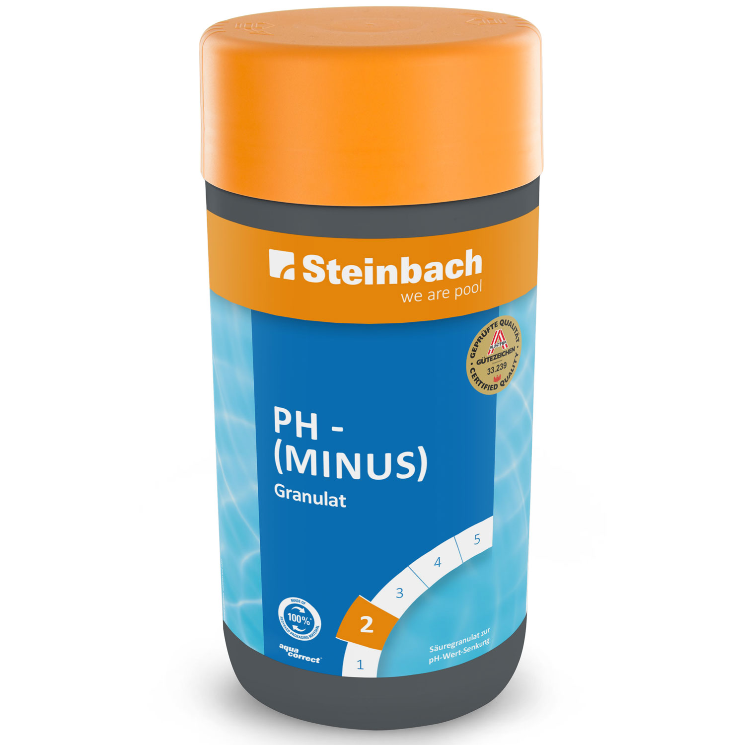Steinbach pH Minus Granulat | schnelllöslich | 1,5 kg