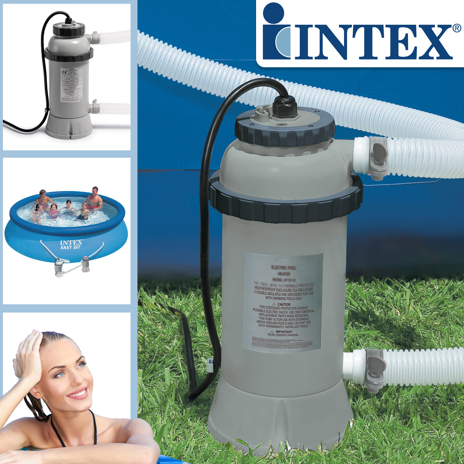 Intex Poolheizung | elektrisch | für Pools bis ca. 17.000 Liter
