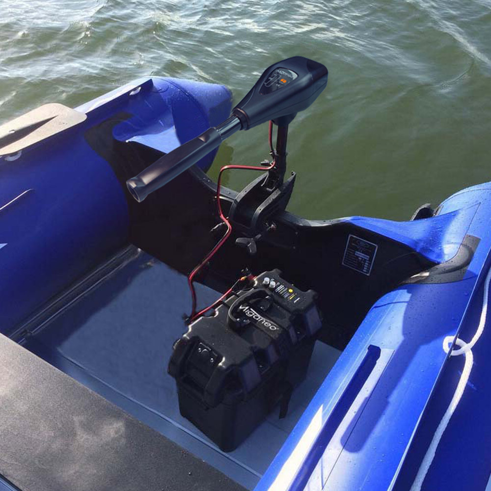 Miganeo Elektromotor TRS 68 | 768 W | 12 V | Bootsmotor für Schlauchboote