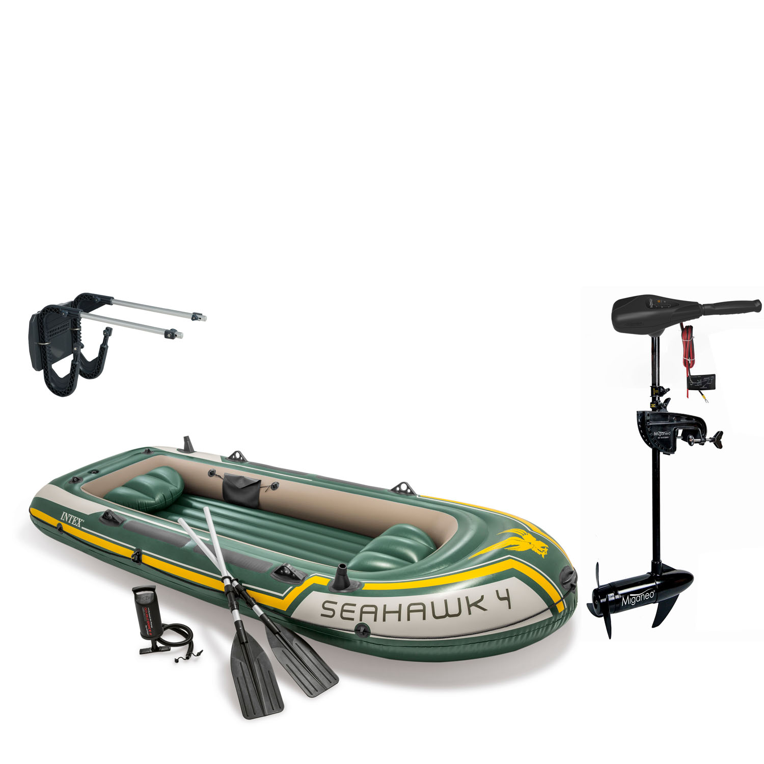 Intex Schlauchboot Seahawk 4 Komplettset
