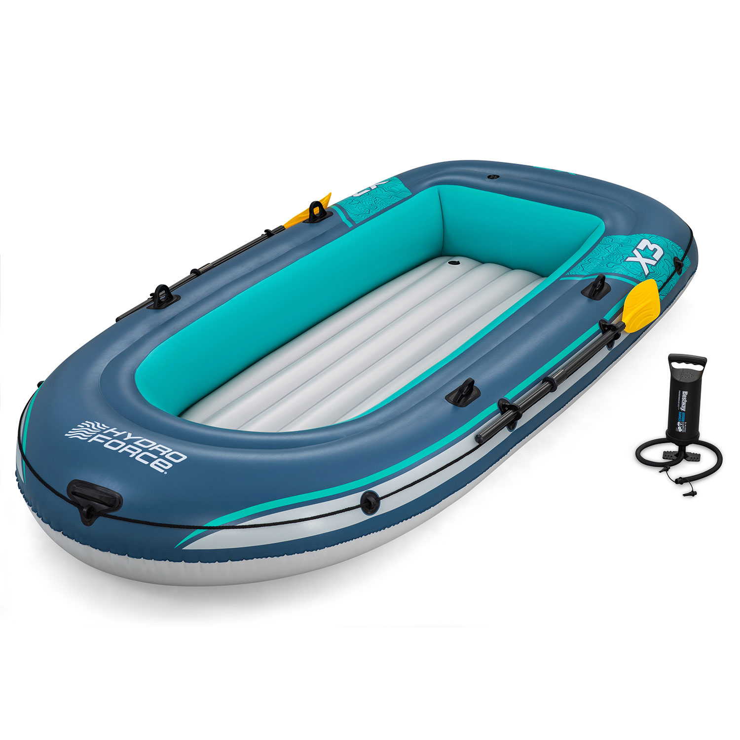 Bestway Schlauchboot X3 Trek Set Hydro Force | 294 x 137 x 39 cm | bis 360 kg