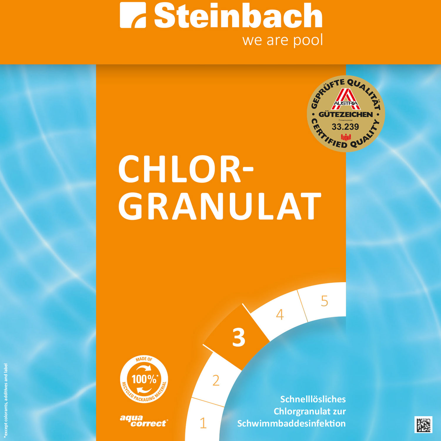 Steinbach Chlorgranulat | schnelllöslich | 5 kg