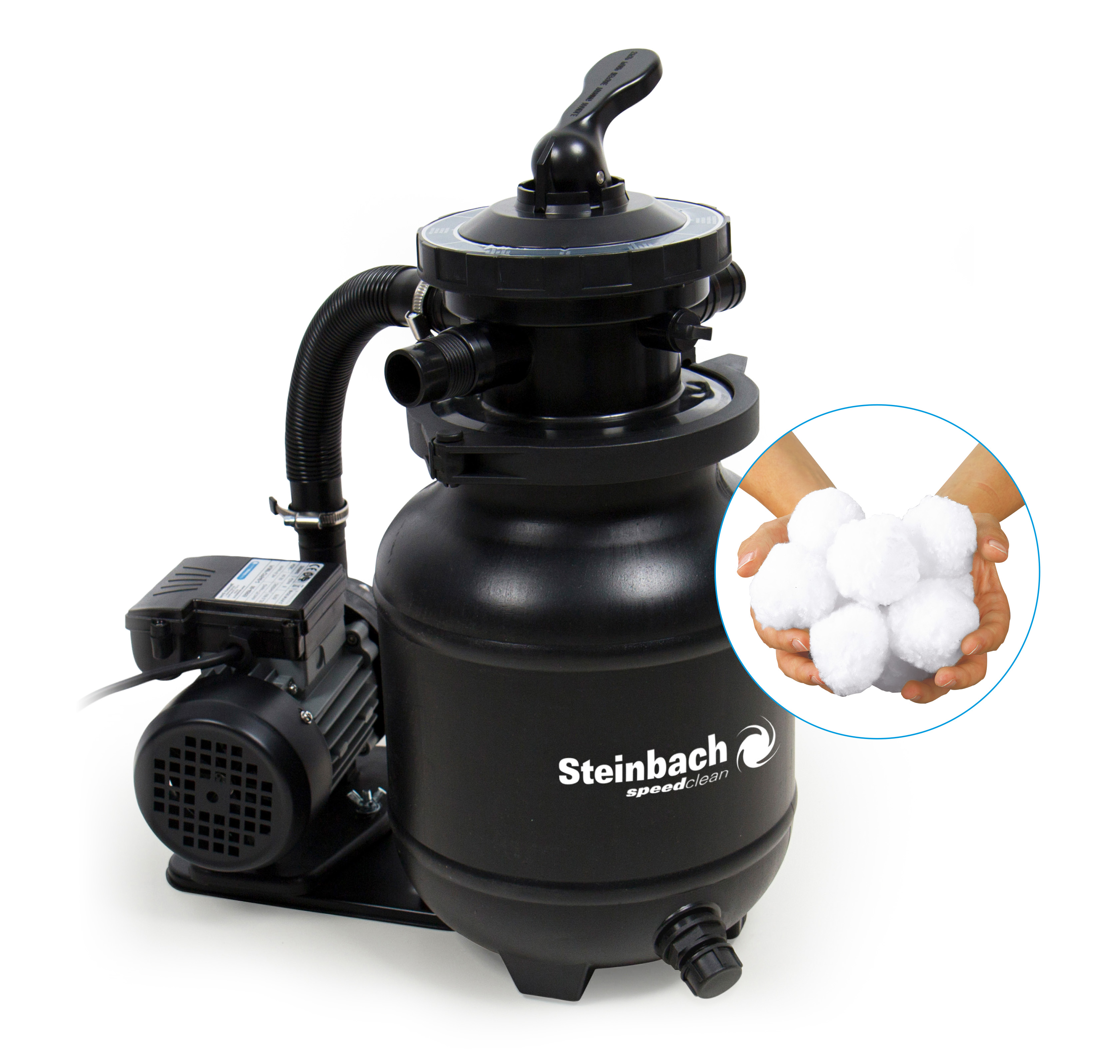 Steinbach Filteranlage Active Balls | 4,5 m³ Leistung | inkl. 320 g Filterbälle